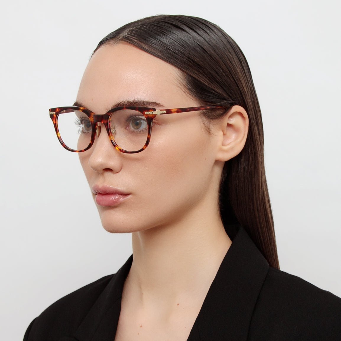 Arch Optical in Dark Tortoiseshell - LINDA FARROW - Optical Frame -