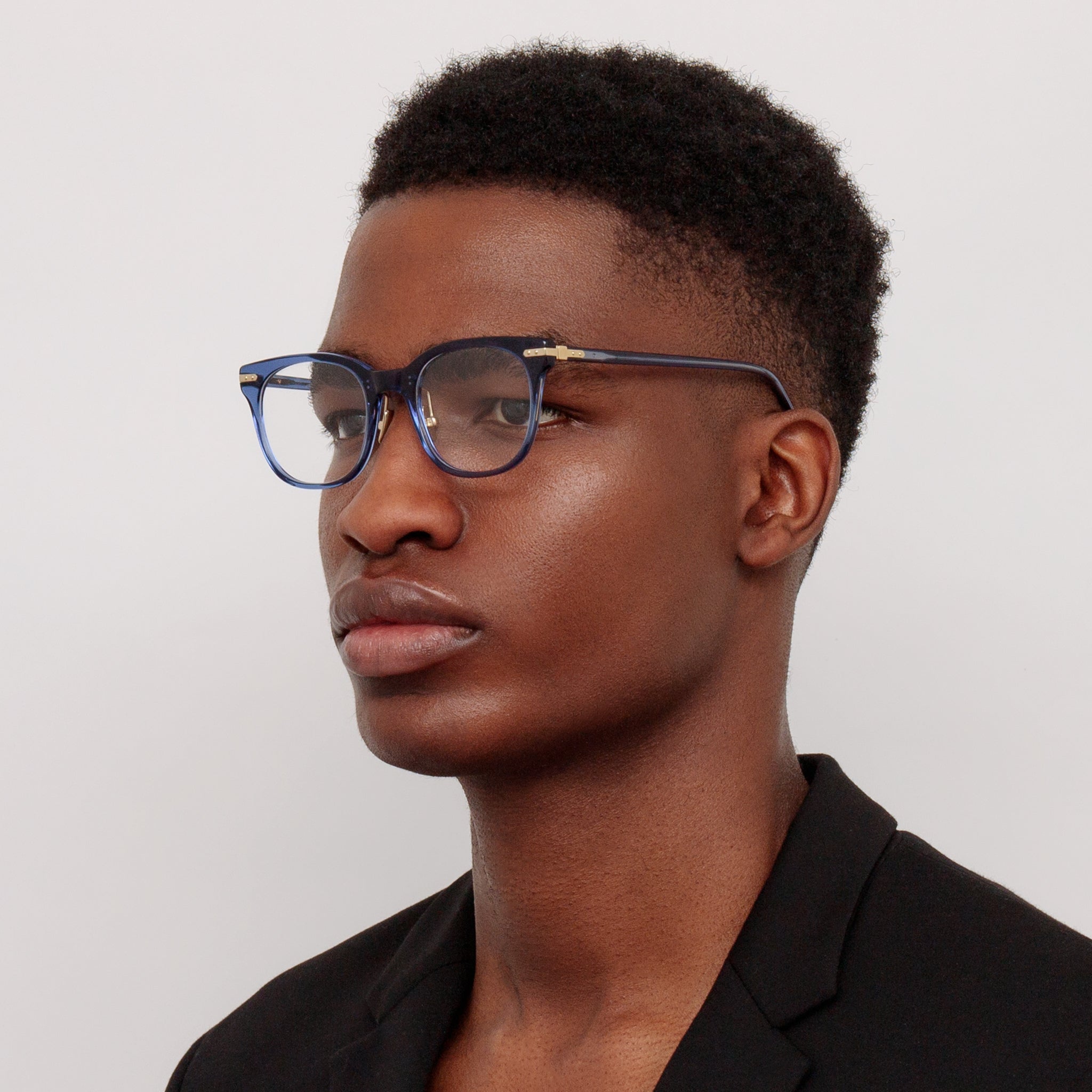 Arch Optical in Navy - LINDA FARROW - Optical Frame -