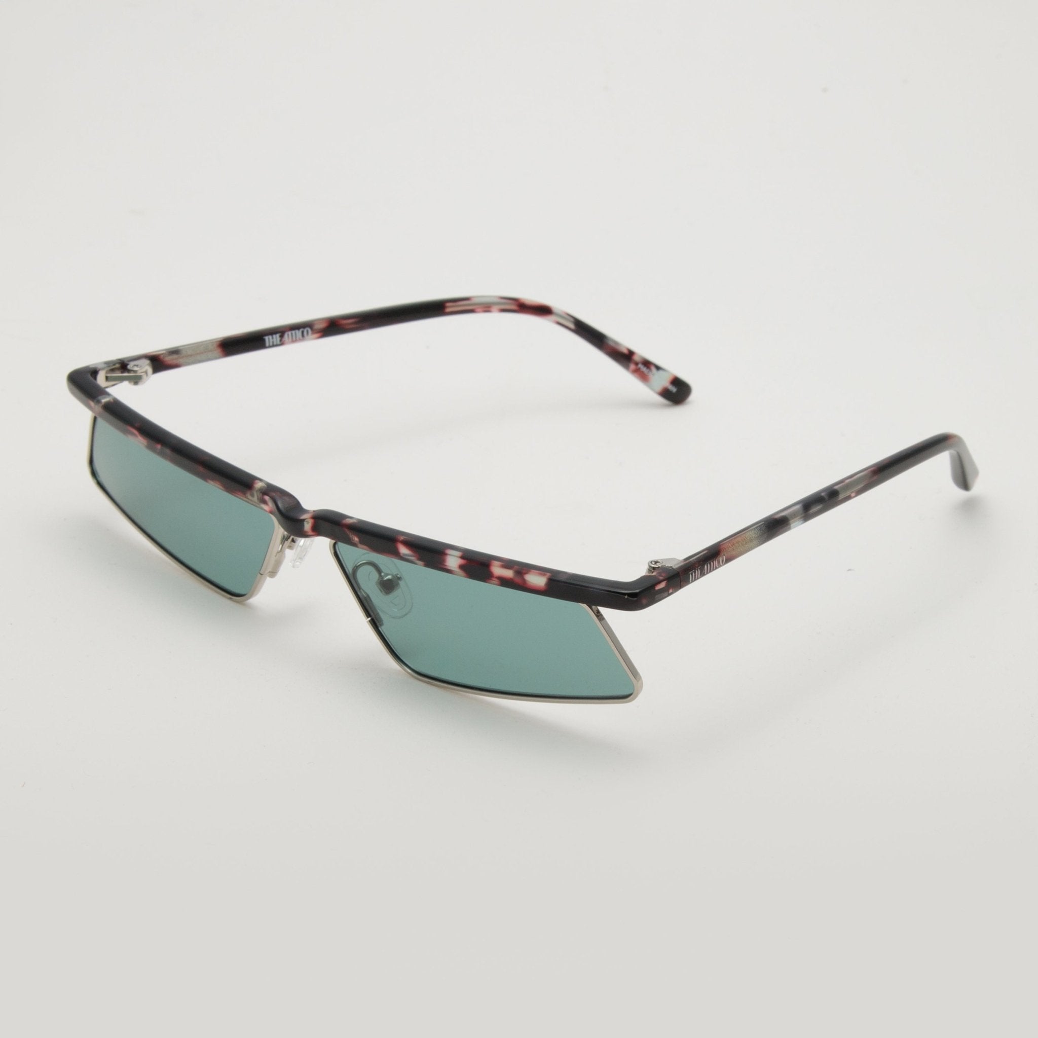 Aria Cat Eye Sunglasses in Silver - LINDA FARROW - Sunglasses -