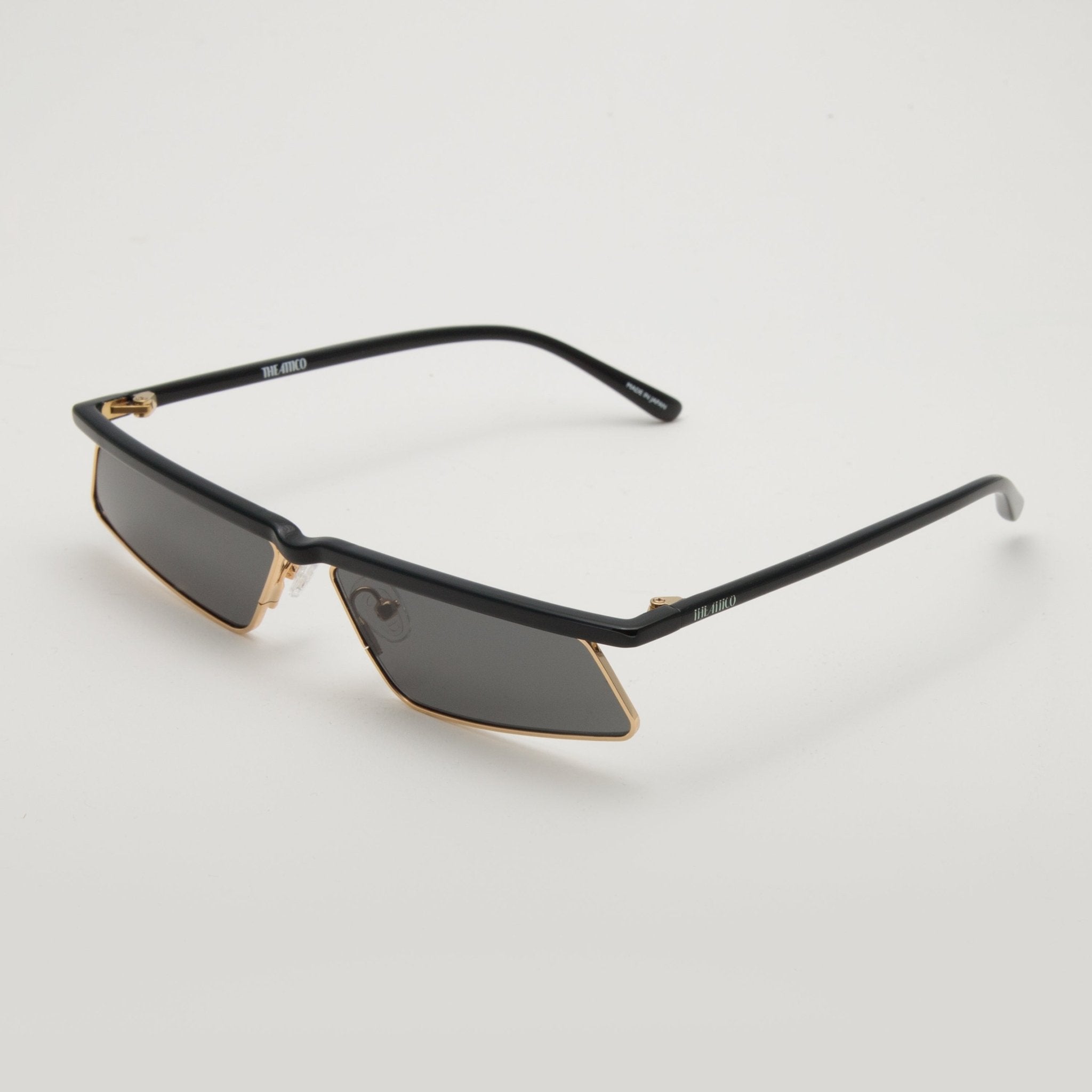 Aria Cat Eye Sunglasses in Yellow Gold - LINDA FARROW - Sunglasses -