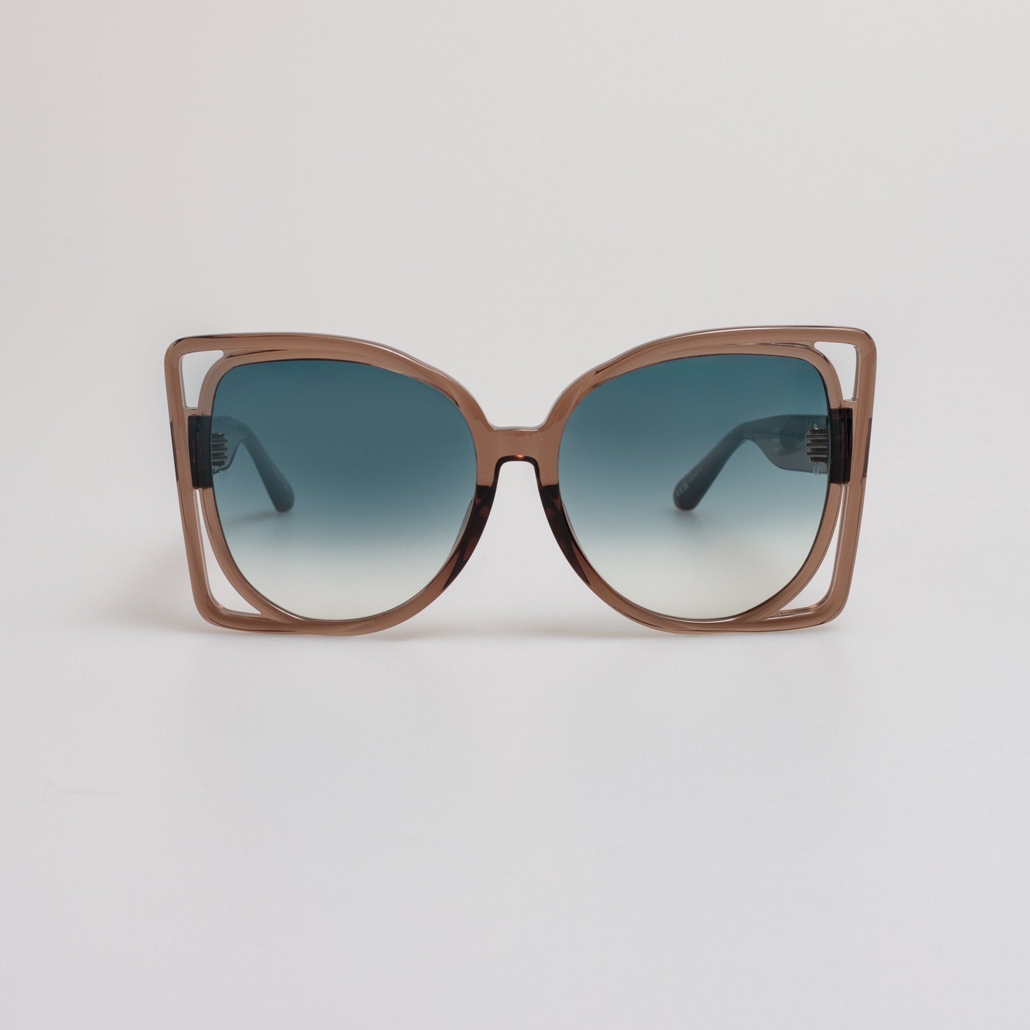 Astra Sunglasses in Brown - LINDA FARROW - Sunglasses -