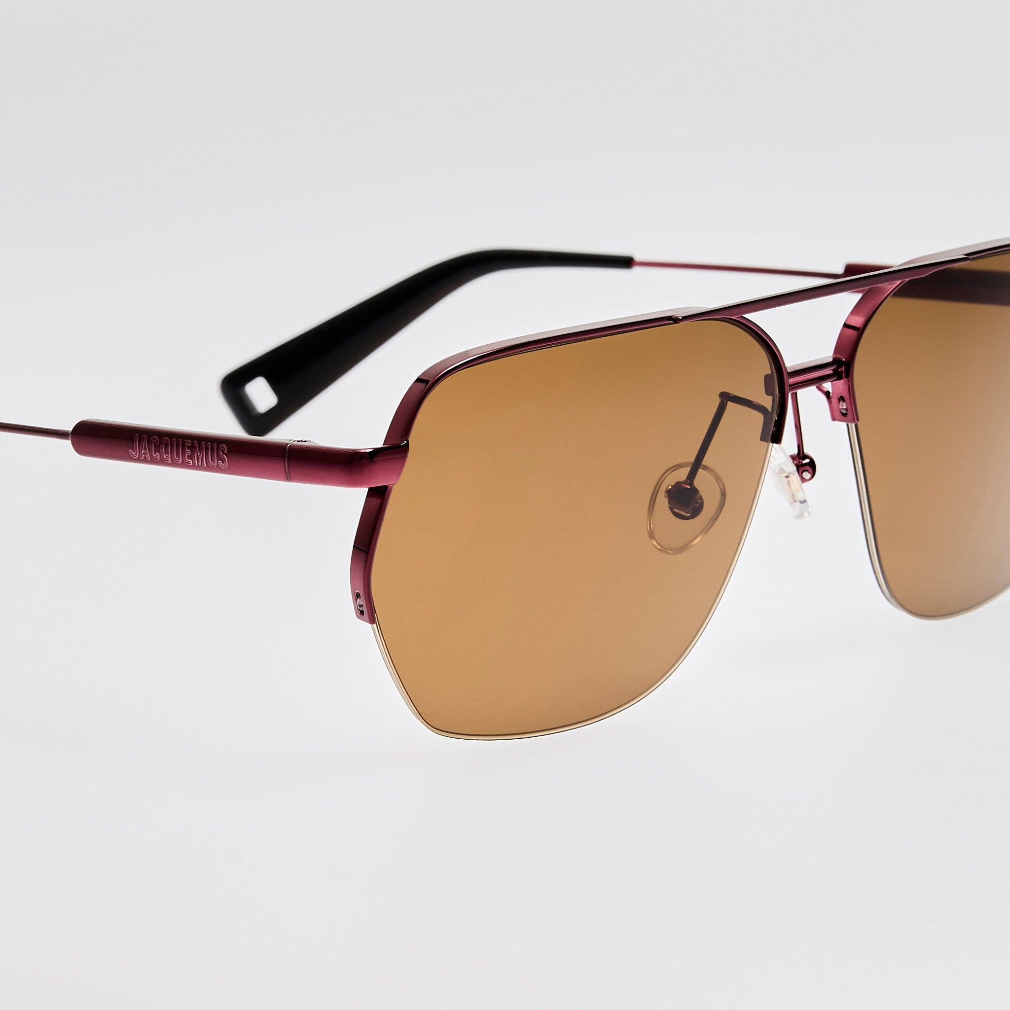 Aviador Sunglasses in Bordeaux - LINDA FARROW - Sunglasses -