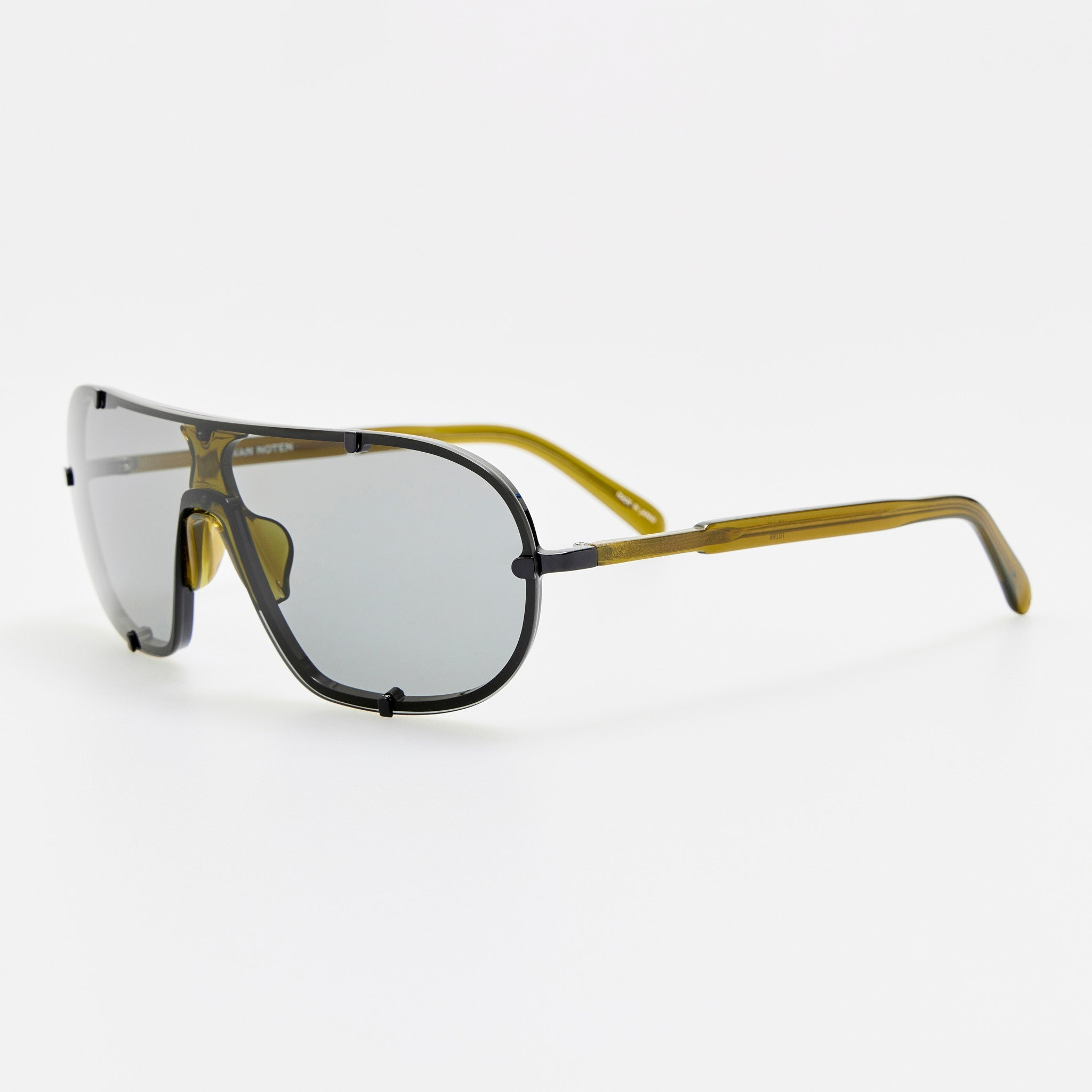 Aviator Sunglasses in Black - LINDA FARROW-Sunglasses-