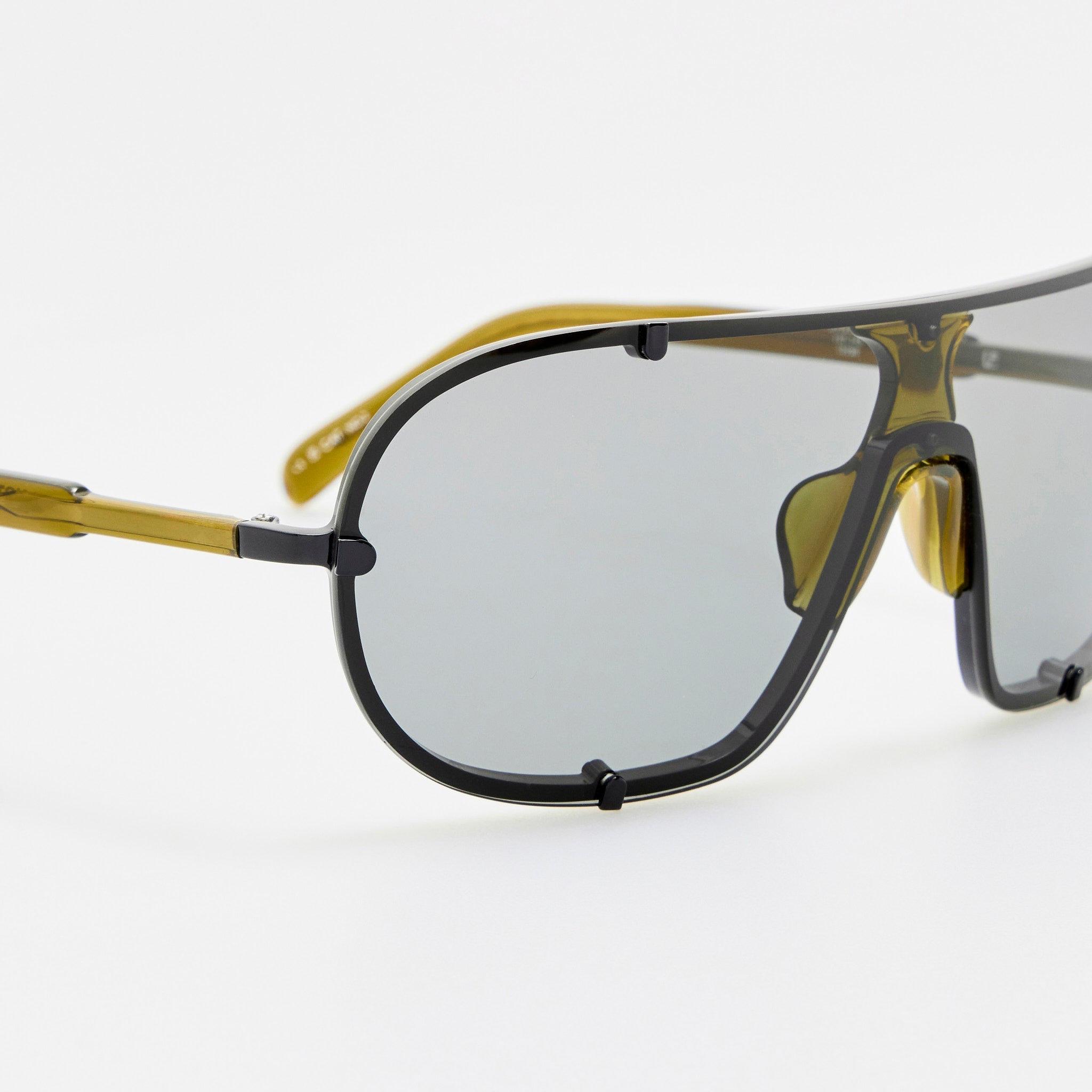 Aviator Sunglasses in Black - LINDA FARROW-Sunglasses-