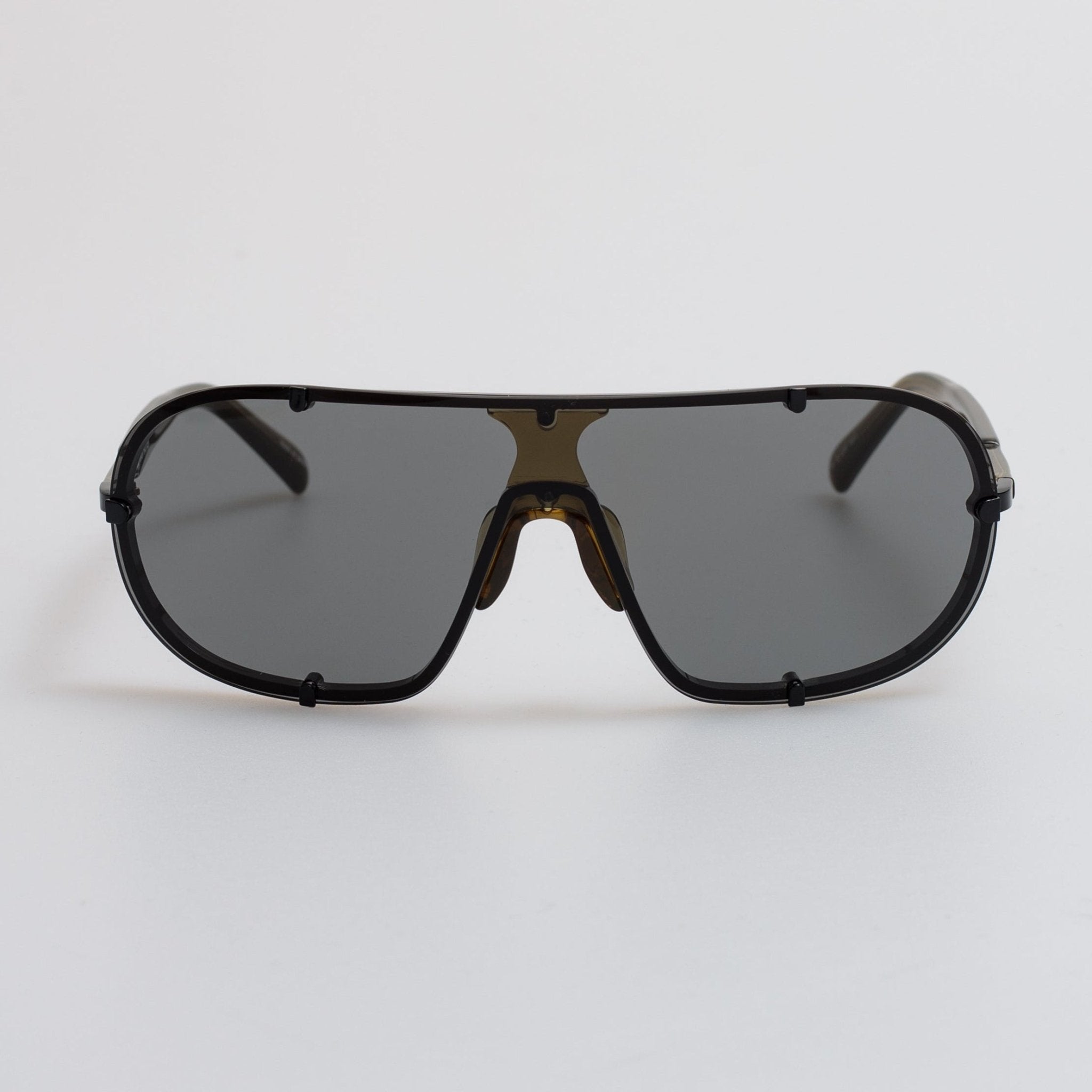 Aviator Sunglasses in Black - LINDA FARROW - Sunglasses -