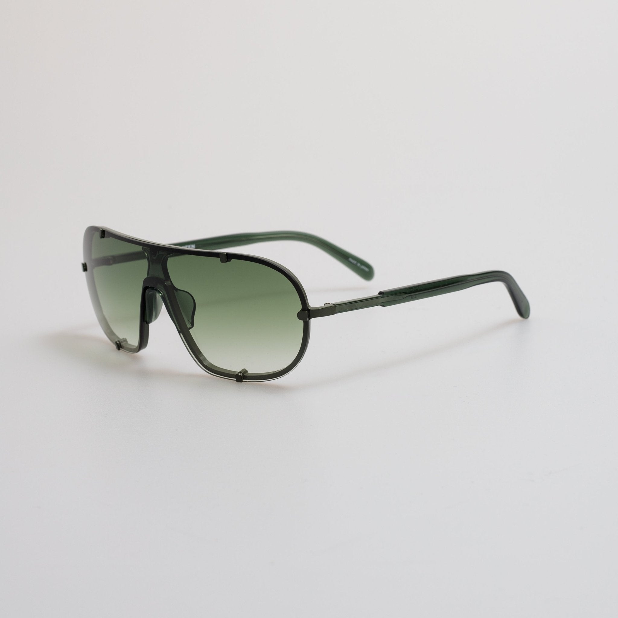 Aviator Sunglasses in Khaki - LINDA FARROW - Sunglasses -