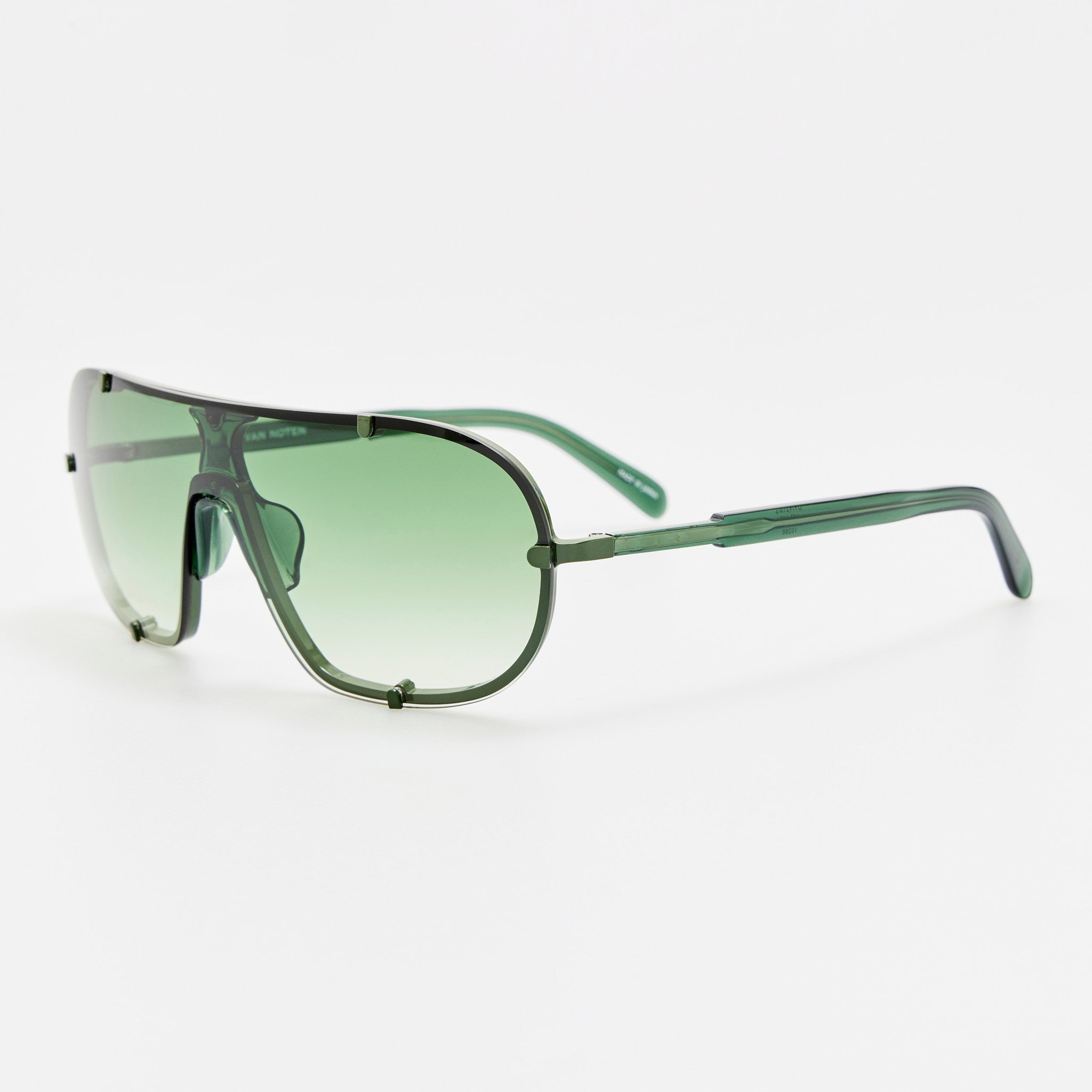 Aviator Sunglasses in Khaki - LINDA FARROW-Sunglasses-