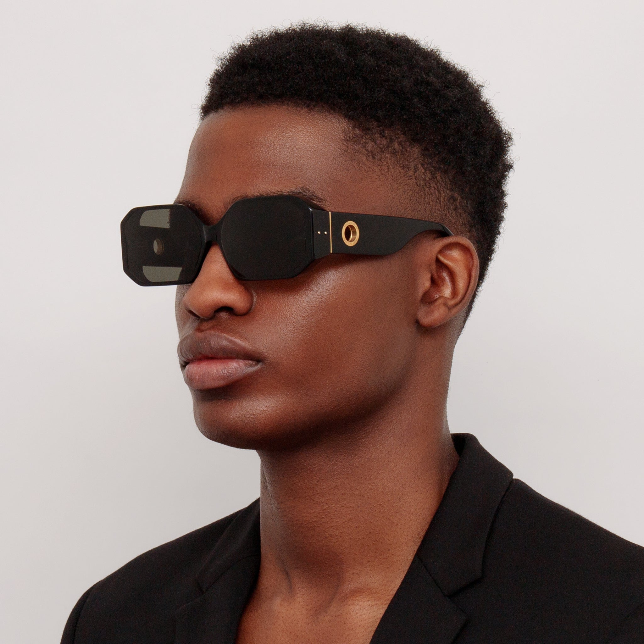 Bailey Sunglasses in Black - LINDA FARROW - Sunglasses -