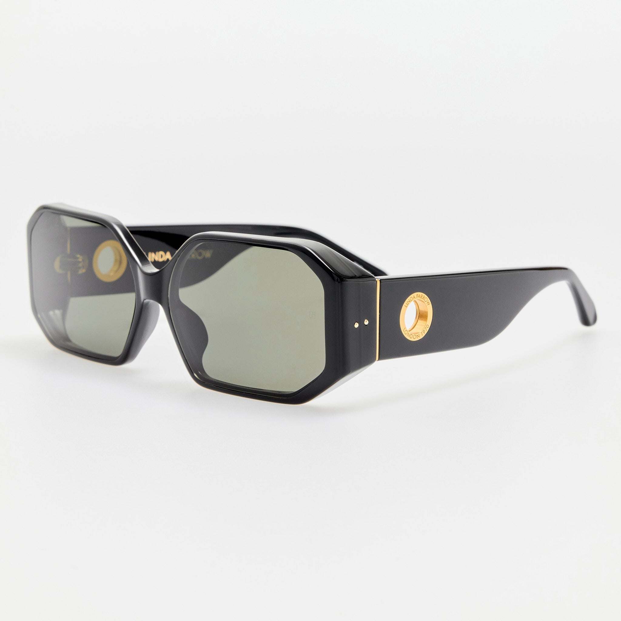 Bailey Sunglasses in Black - LINDA FARROW - Sunglasses -