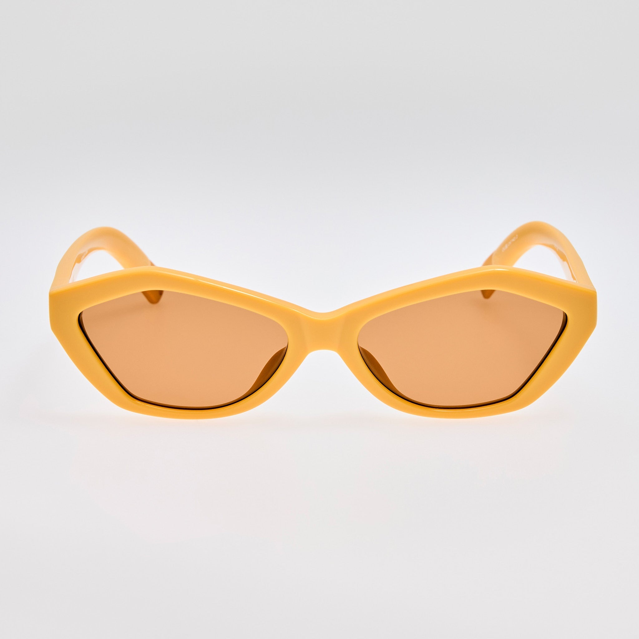 Bambino Angular Sunglasses in Banana - LINDA FARROW - Sunglasses -