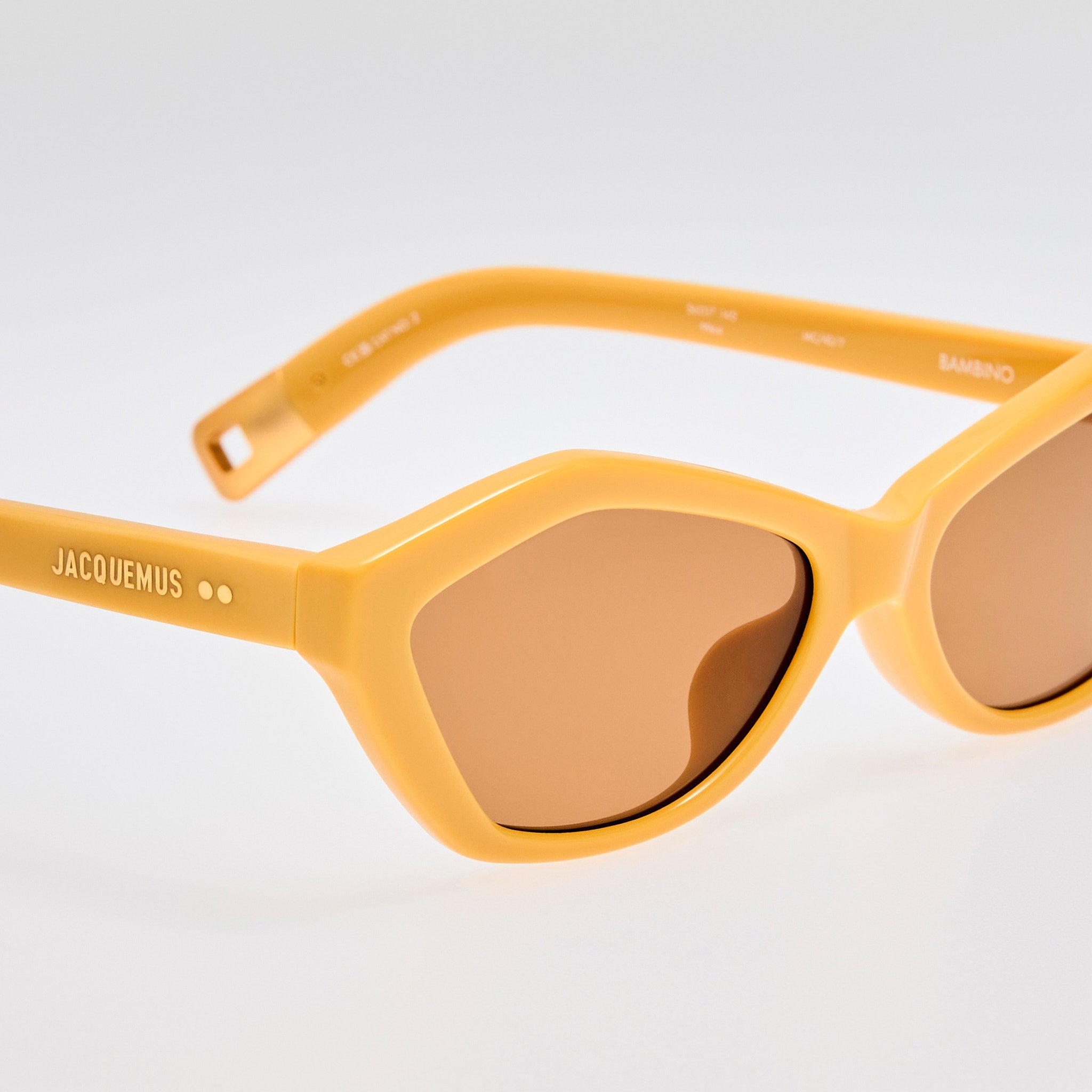 Bambino Angular Sunglasses in Banana - LINDA FARROW - Sunglasses -