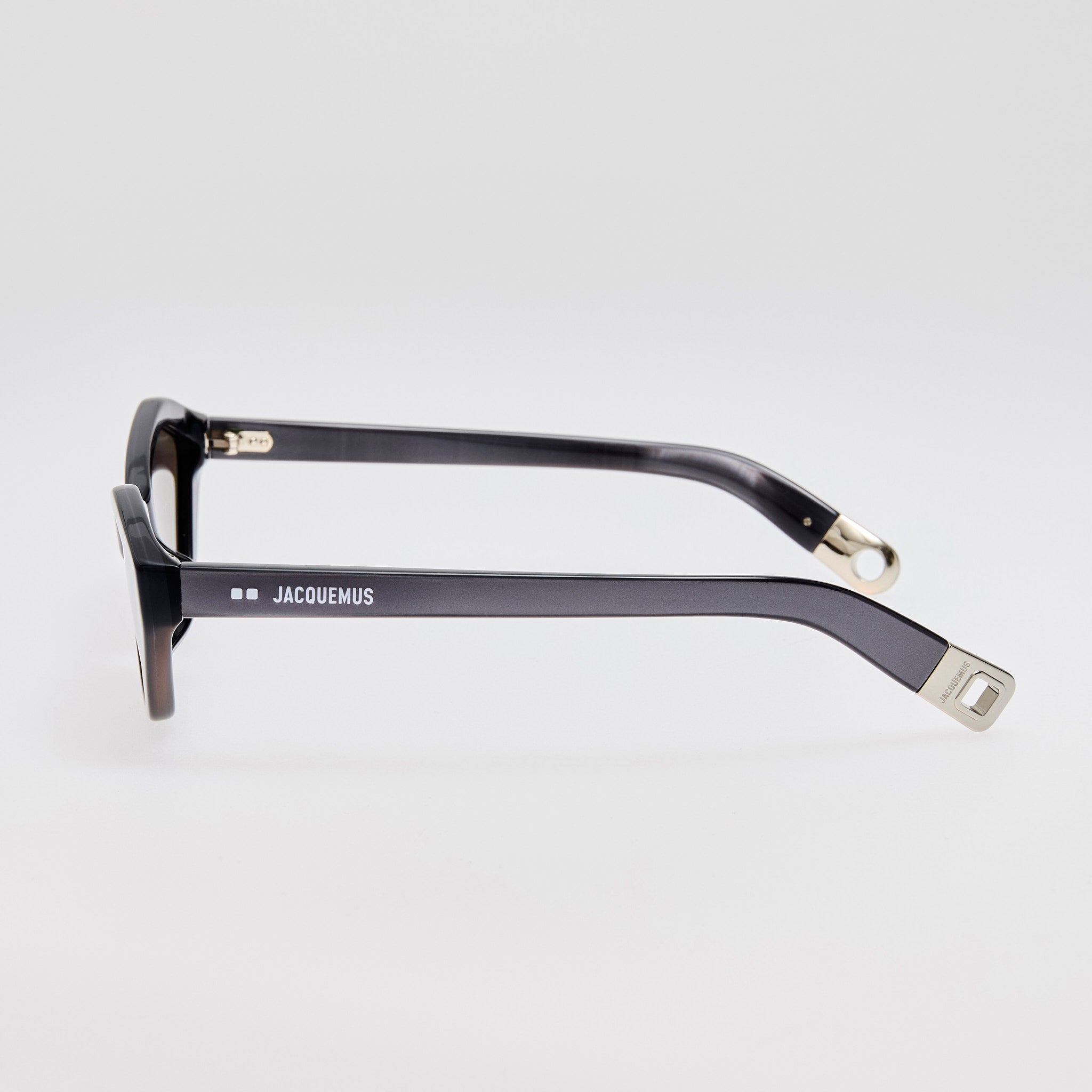 Bambino Sunglasses in Metallic Gunmetal - LINDA FARROW - Sunglasses -