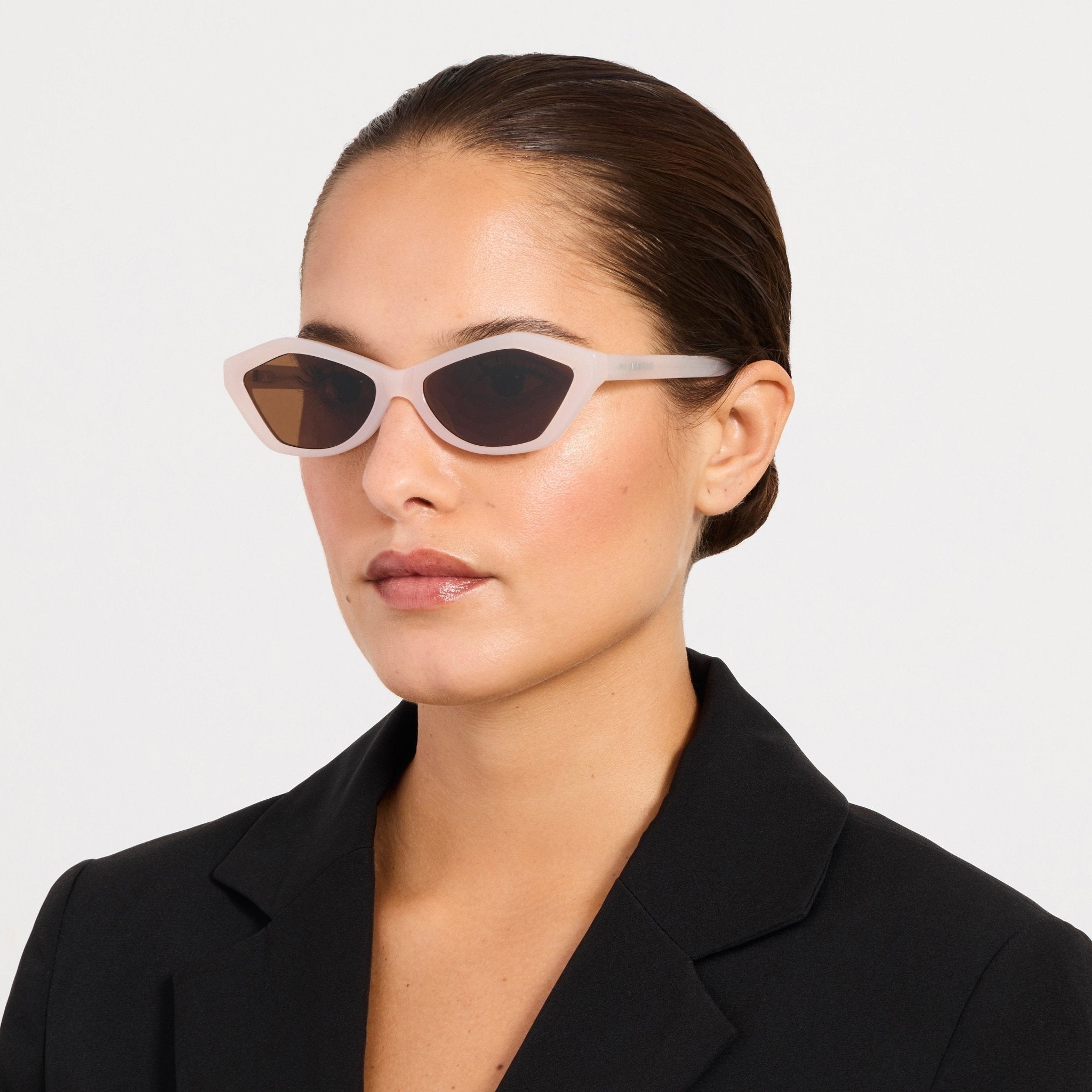Bambino Sunglasses in Pearl - LINDA FARROW-Sunglasses-
