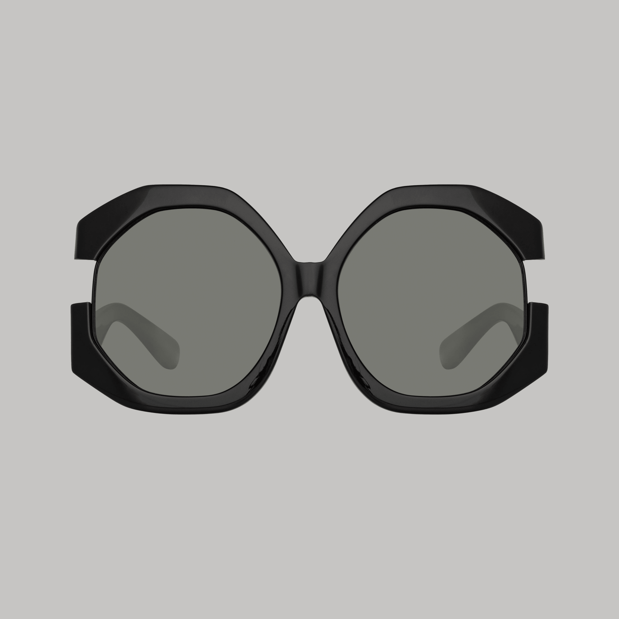 Bardot Sunglasses in Black - LINDA FARROW - Sunglasses -