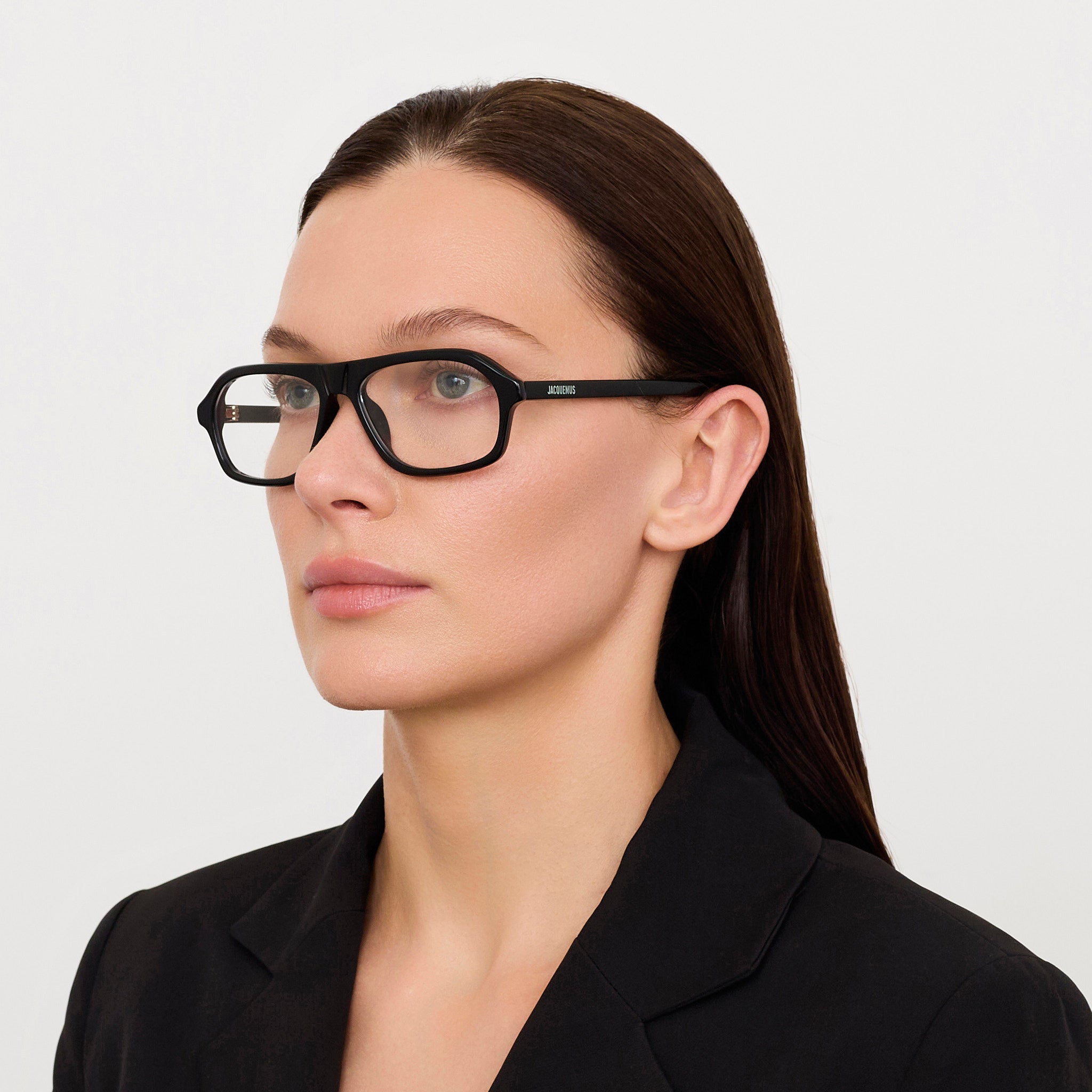 Becane Optical in Black - LINDA FARROW - Optical Frame -