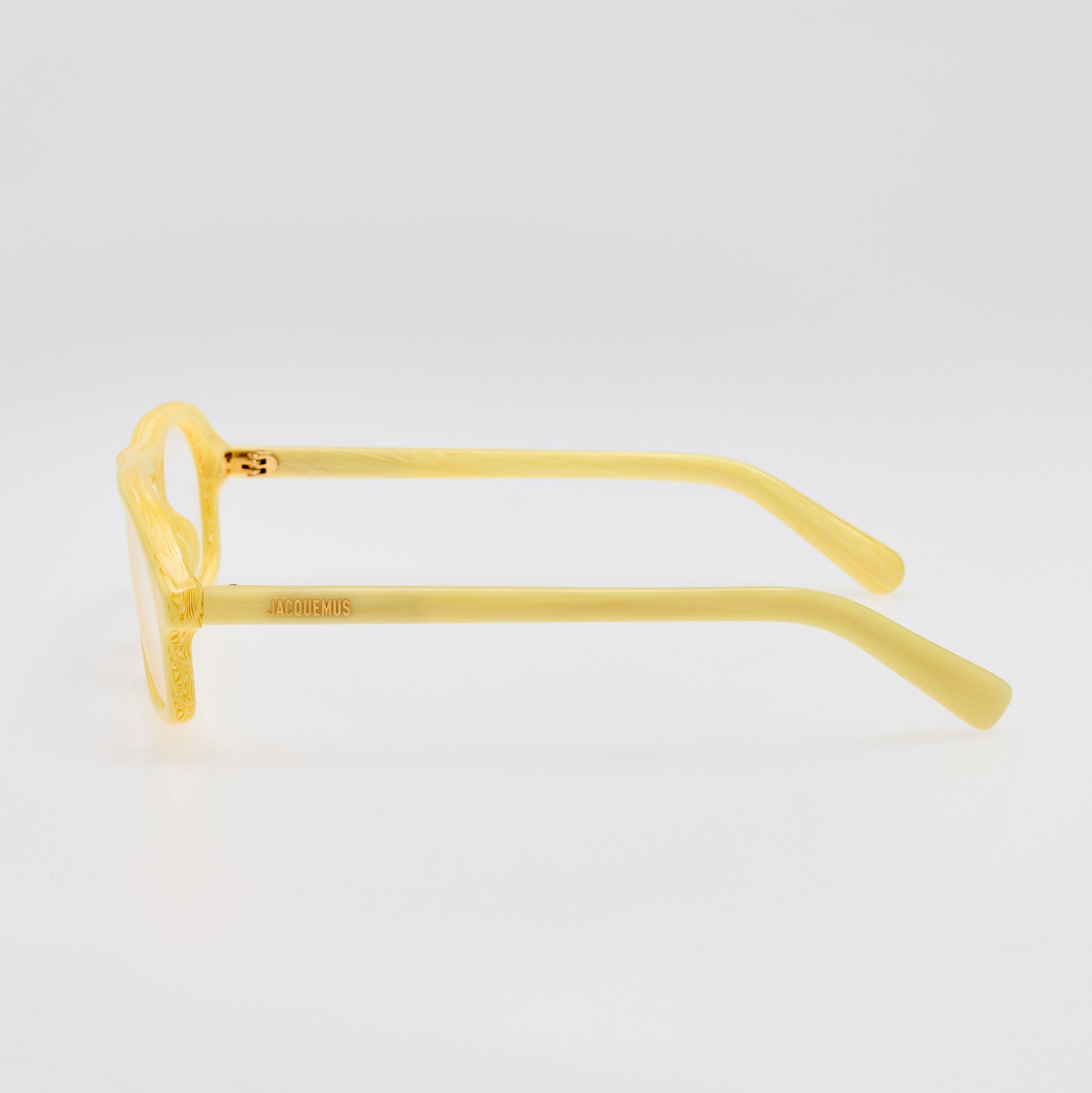 Becane Optical in Yellow Stripe - LINDA FARROW - Optical Frame -