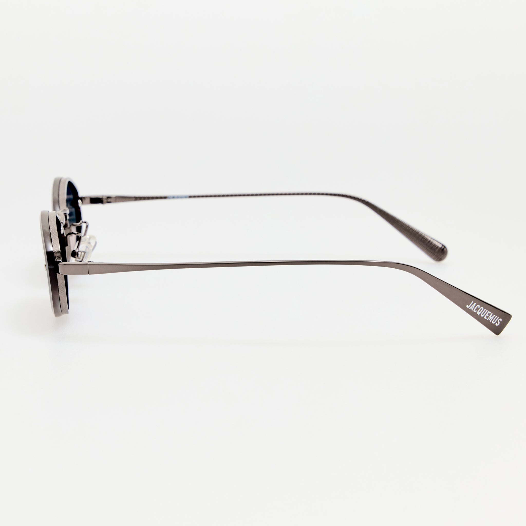 Bellini Sunglasses in Nickel and Smoke - LINDA FARROW-Sunglasses-