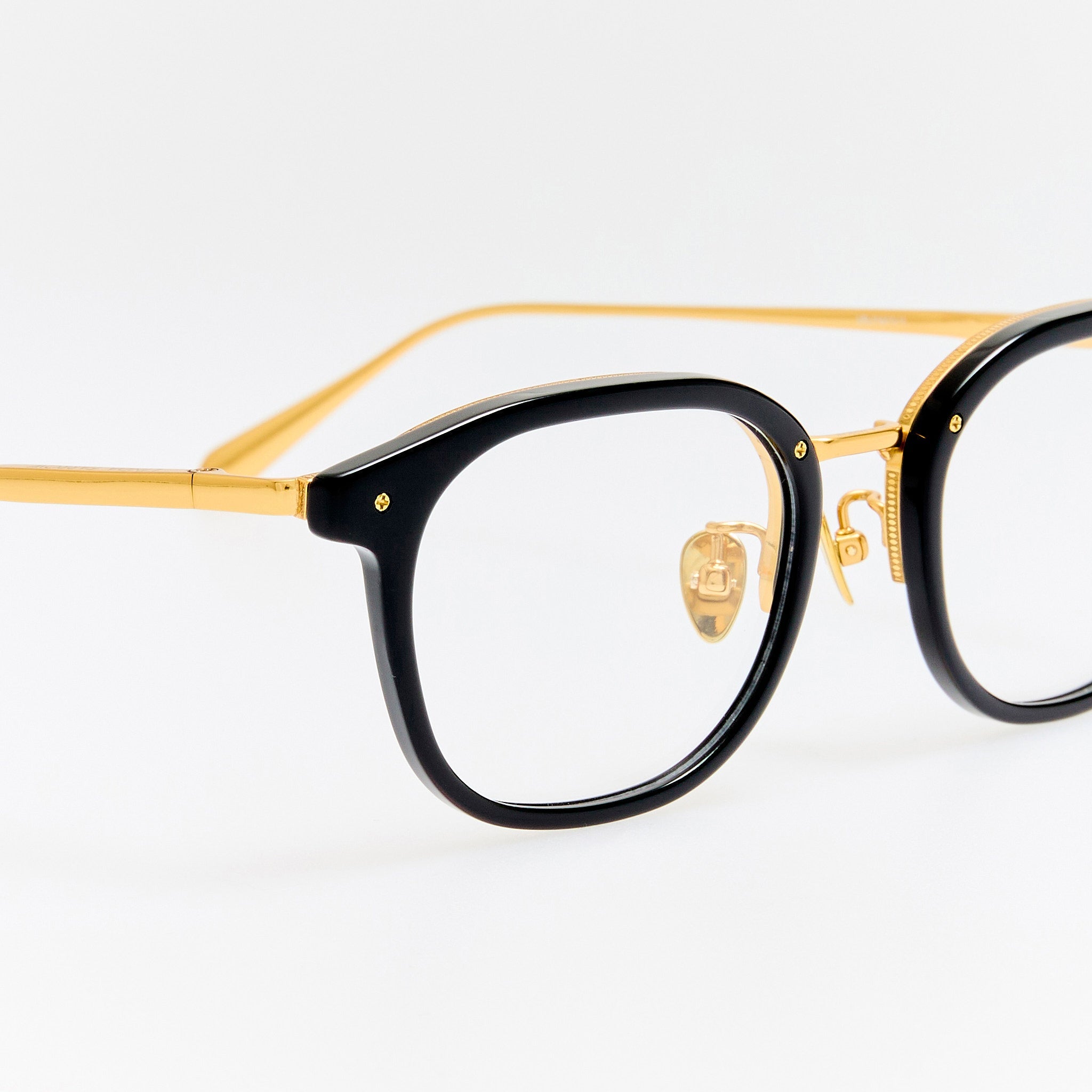 Bennet Optical in Black - LINDA FARROW - Optical Frame -