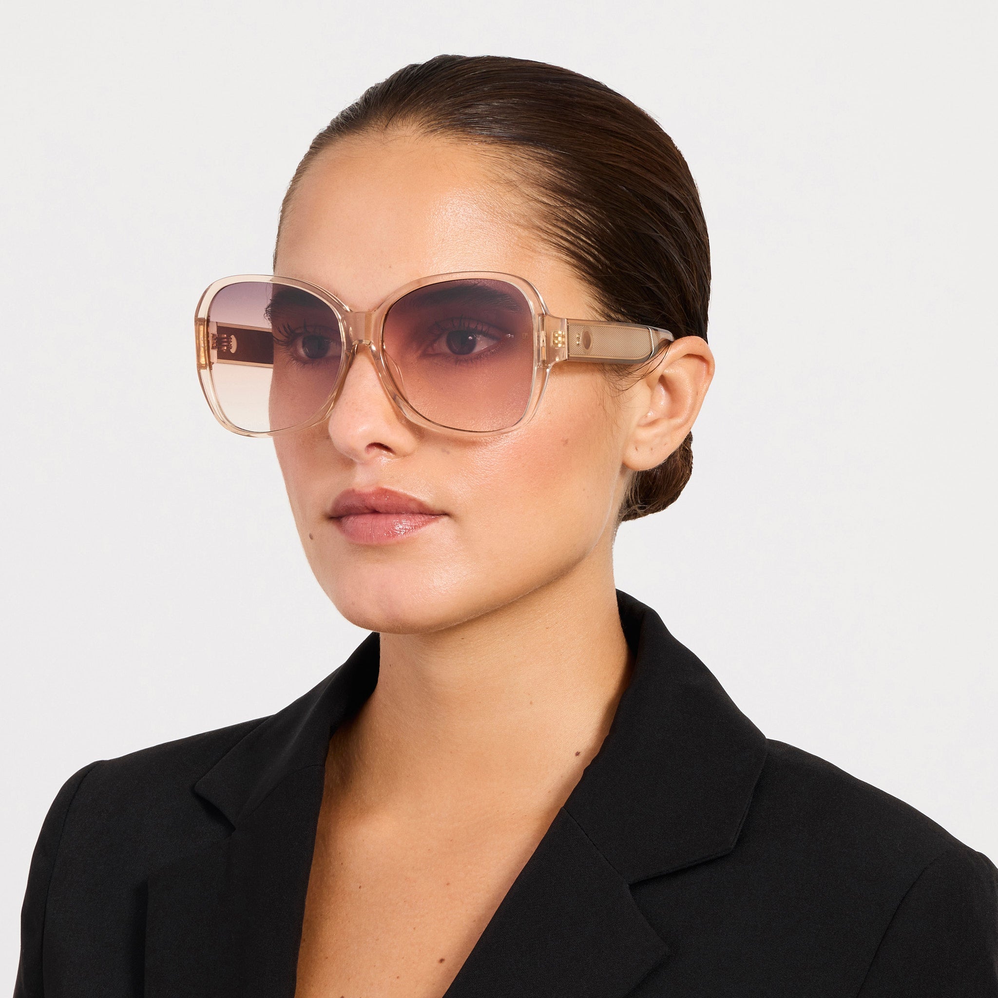 Blair Sunglasses in Ash - LINDA FARROW - Sunglasses -