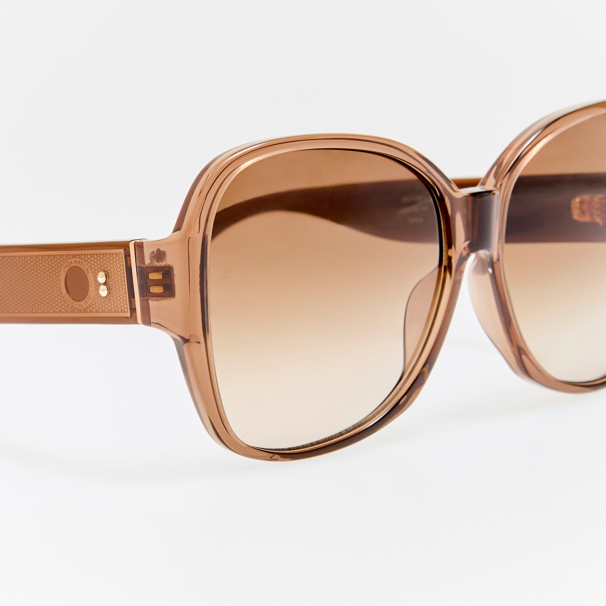 Blair Sunglasses in Brown - LINDA FARROW - Sunglasses -