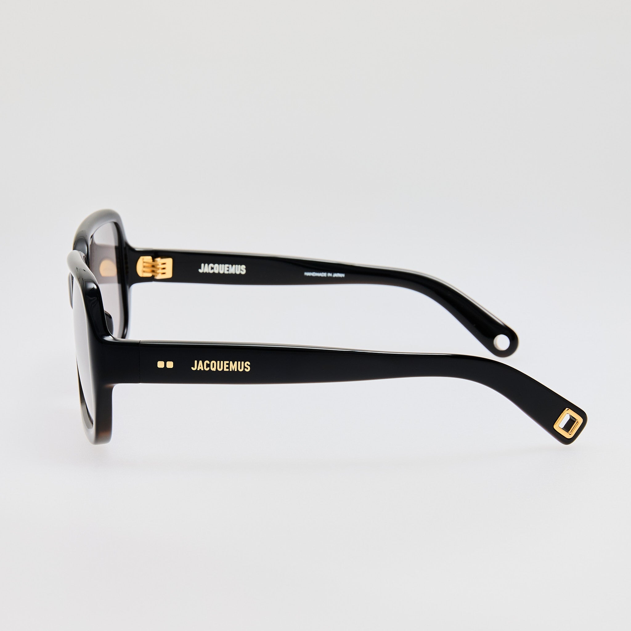 Cabana Oversize Sunglasses in Black - LINDA FARROW - Sunglasses -