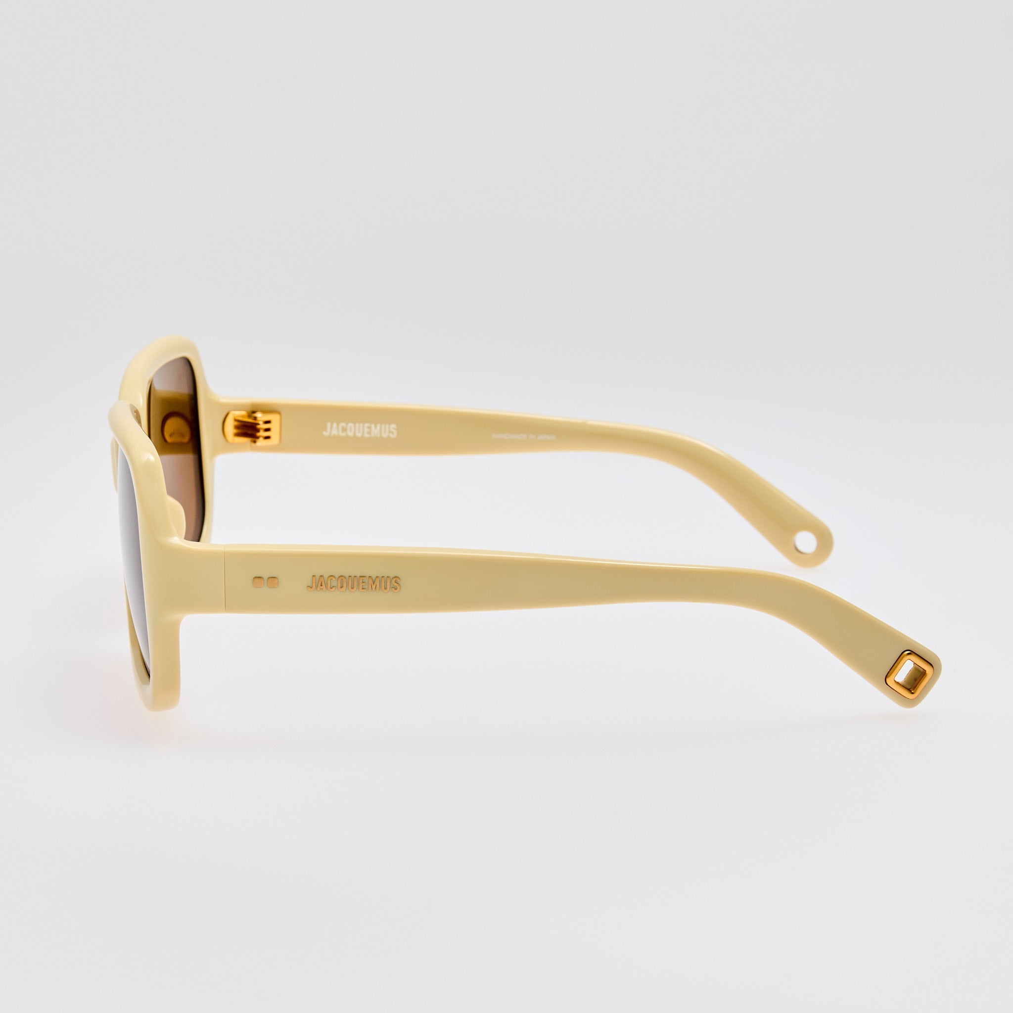 Cabana Oversize Sunglasses in Sand - LINDA FARROW - Sunglasses -