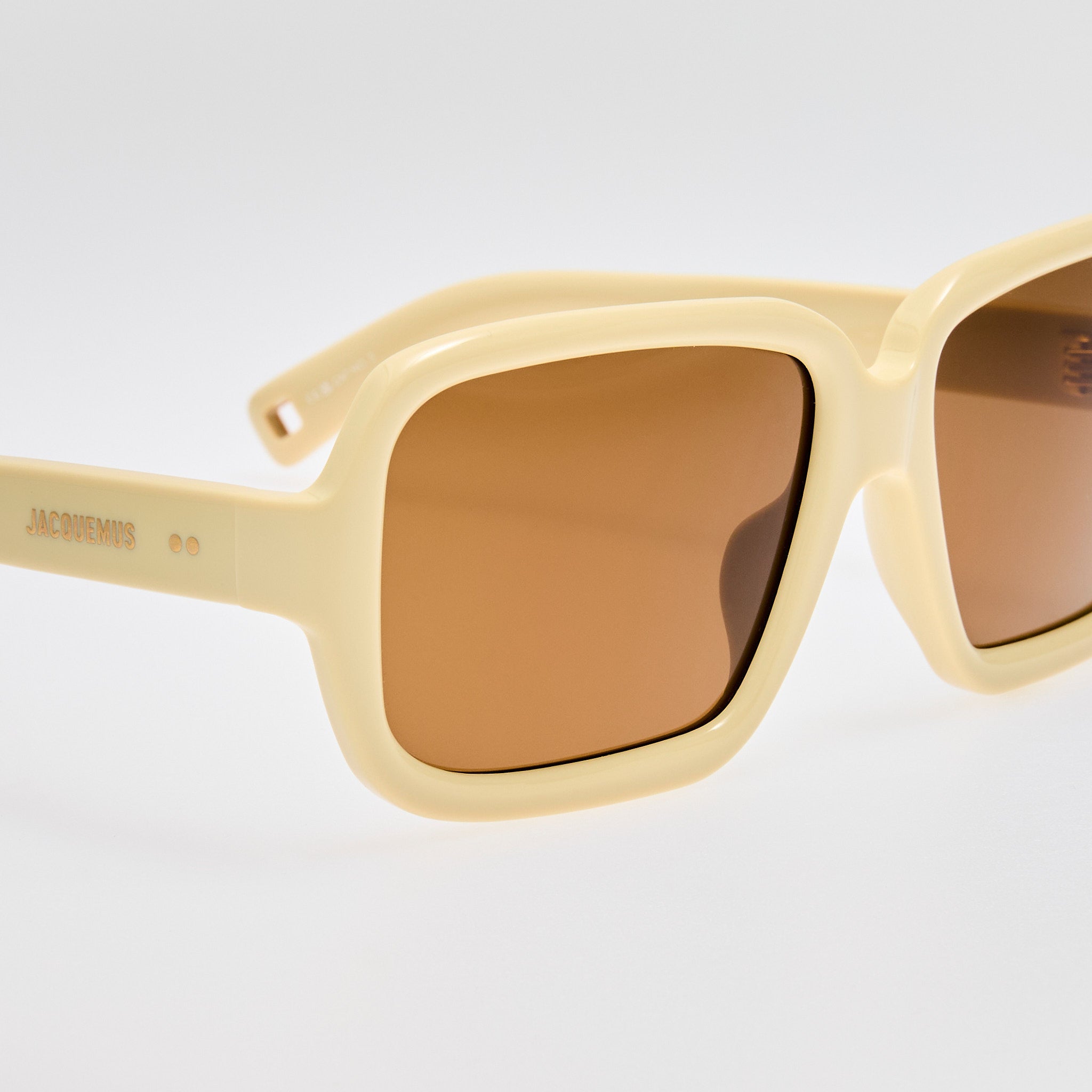 Cabana Oversize Sunglasses in Sand - LINDA FARROW - Sunglasses -