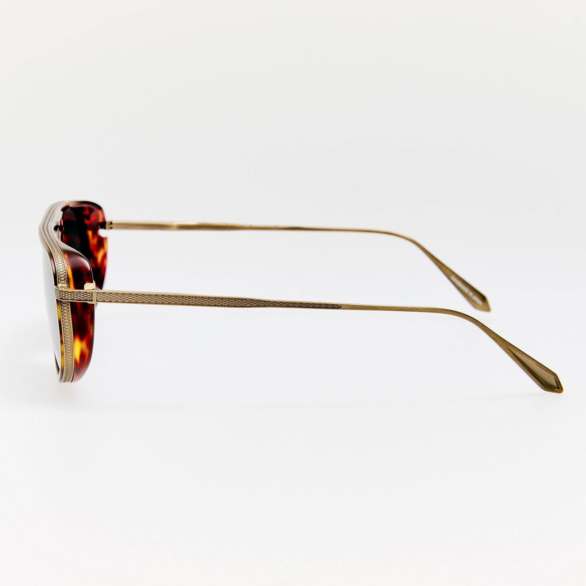 Calder Sunglasses in Dark Tortoiseshell - LINDA FARROW - Sunglasses -