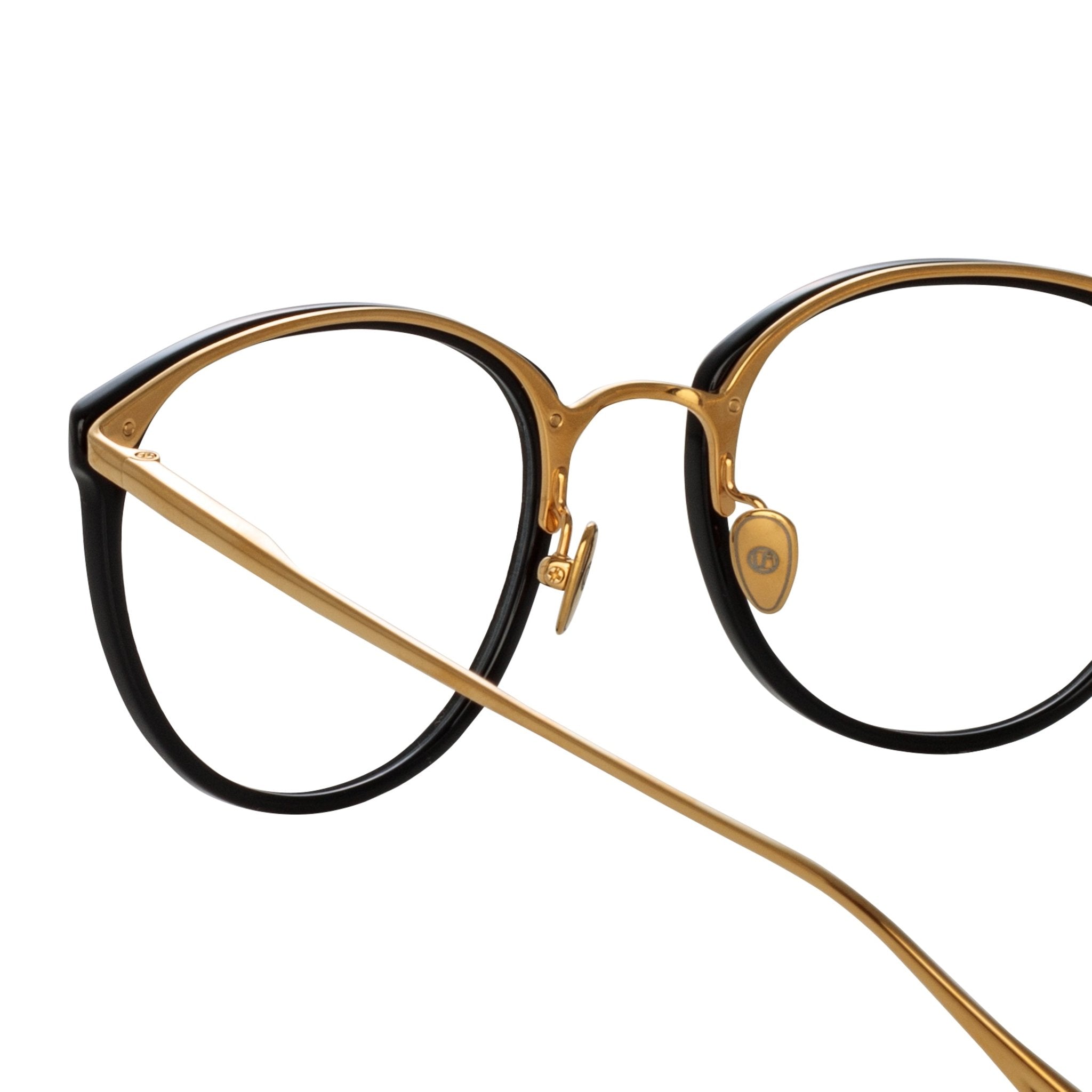 Calthorpe Optical Frame in Black - LINDA FARROW - Optical Frame -