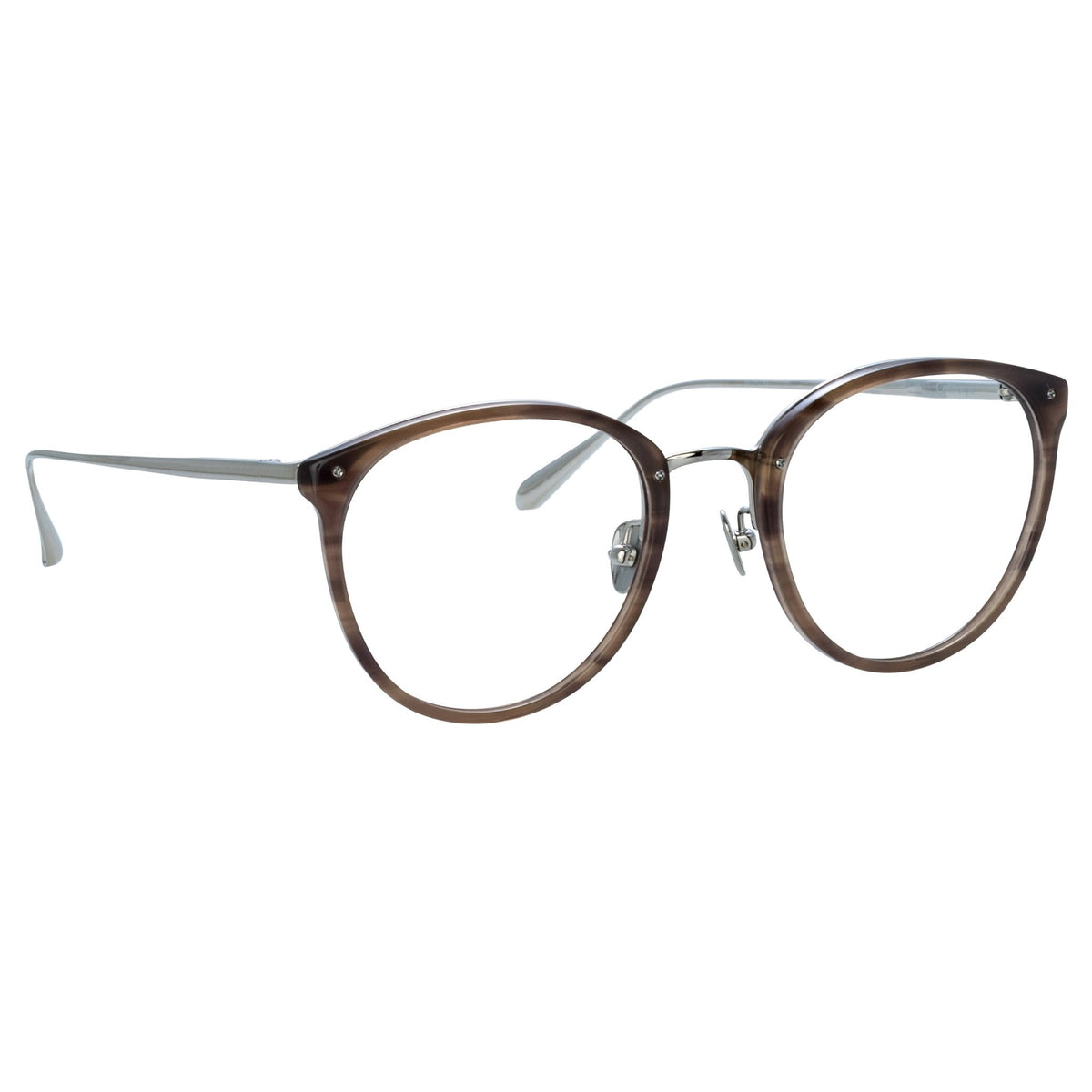 Calthorpe Optical Frame in Grey Horn - LINDA FARROW-Optical Frame-
