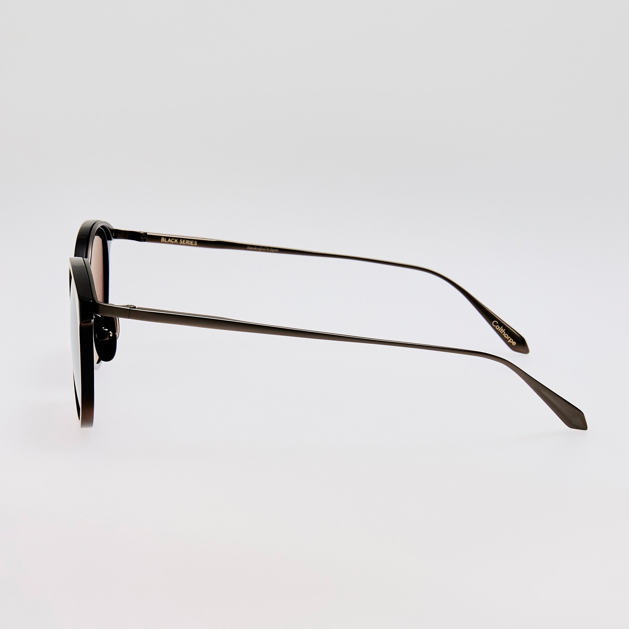 Calthorpe Sunglasses in Buffalo Horn and 925 Sterling Silver - LINDA FARROW - Sunglasses -