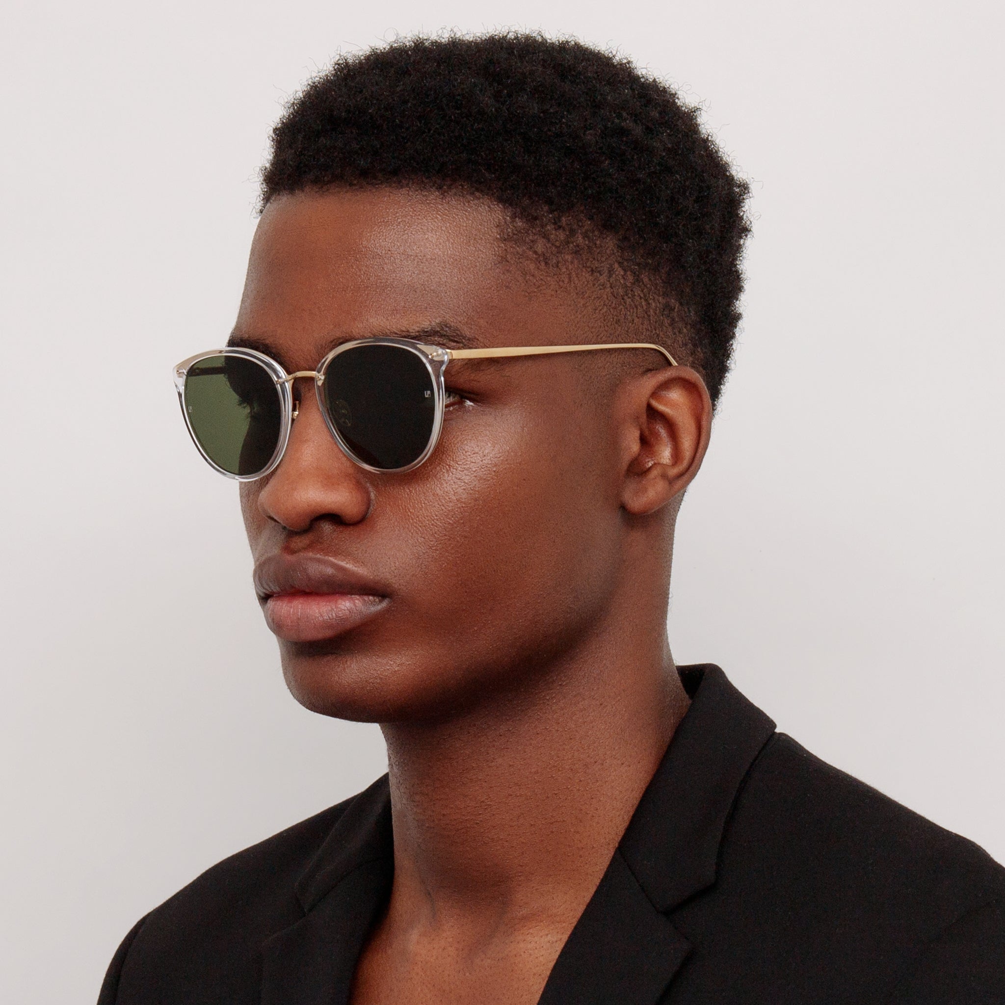Calthorpe Sunglasses in Clear - LINDA FARROW - Sunglasses -