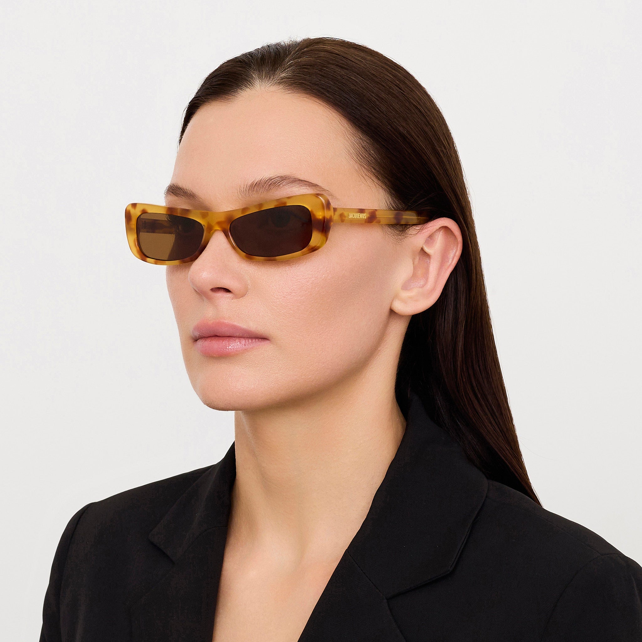 Capri Sunglasses in Beige Tortoiseshell - LINDA FARROW - Sunglasses -