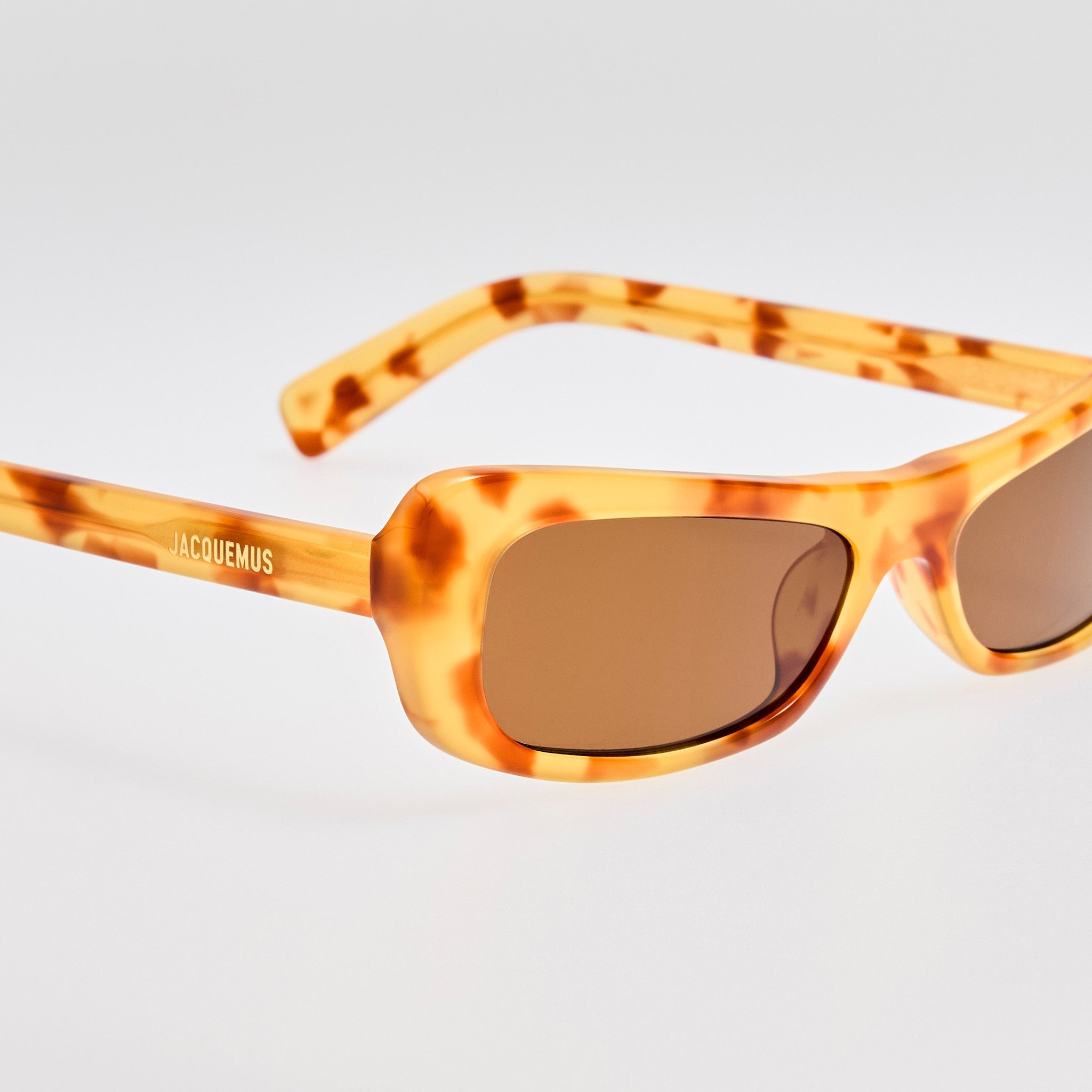Capri Sunglasses in Beige Tortoiseshell - LINDA FARROW - Sunglasses -