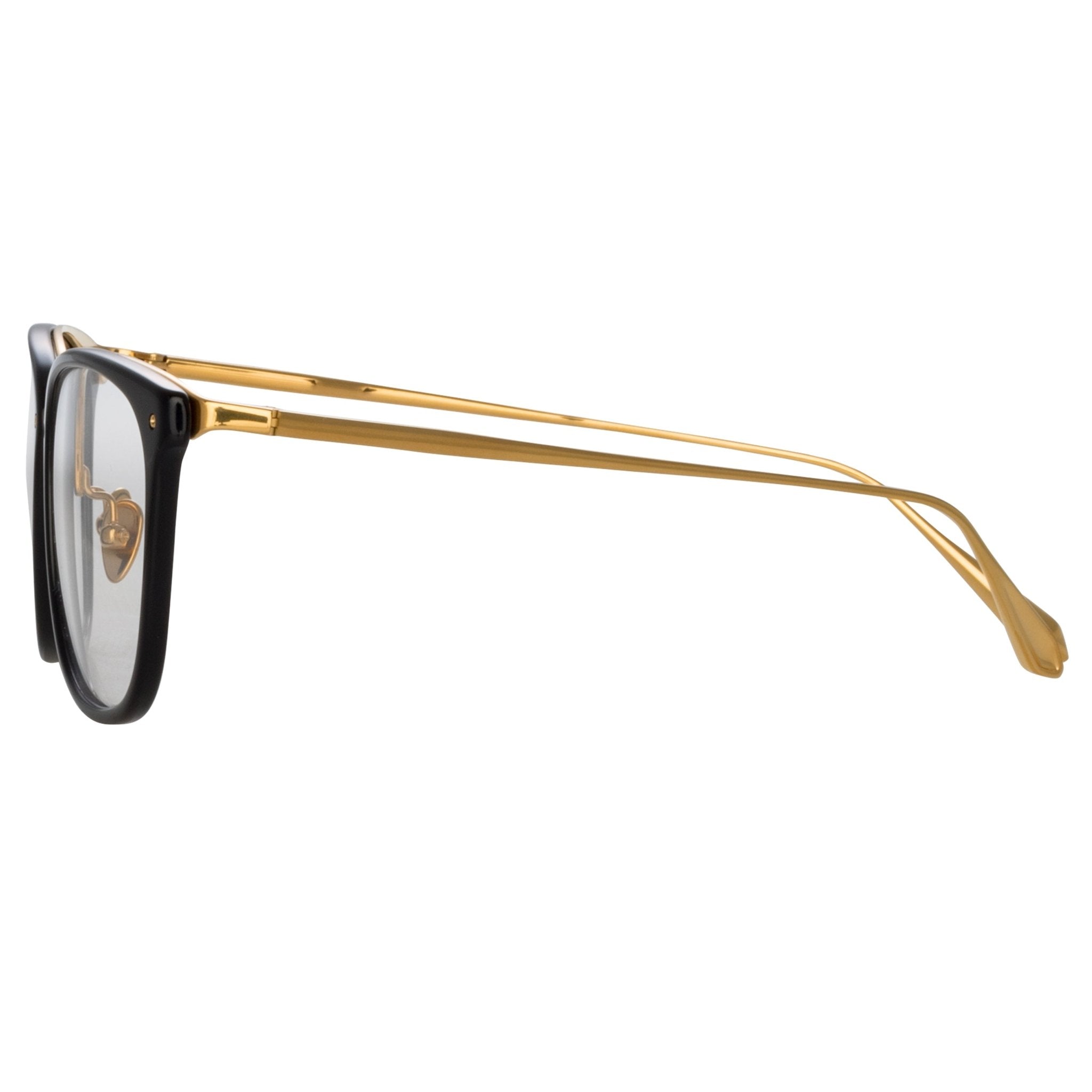 Cassin Optical in Black - LINDA FARROW - Optical Frame -