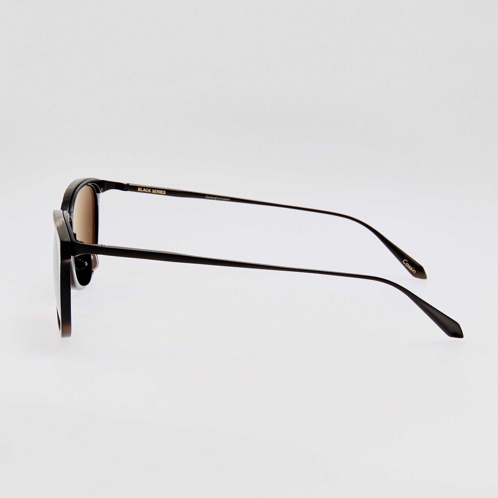 Cassin Sunglasses in Buffalo Horn and 925 Sterling Silver - LINDA FARROW - Sunglasses -