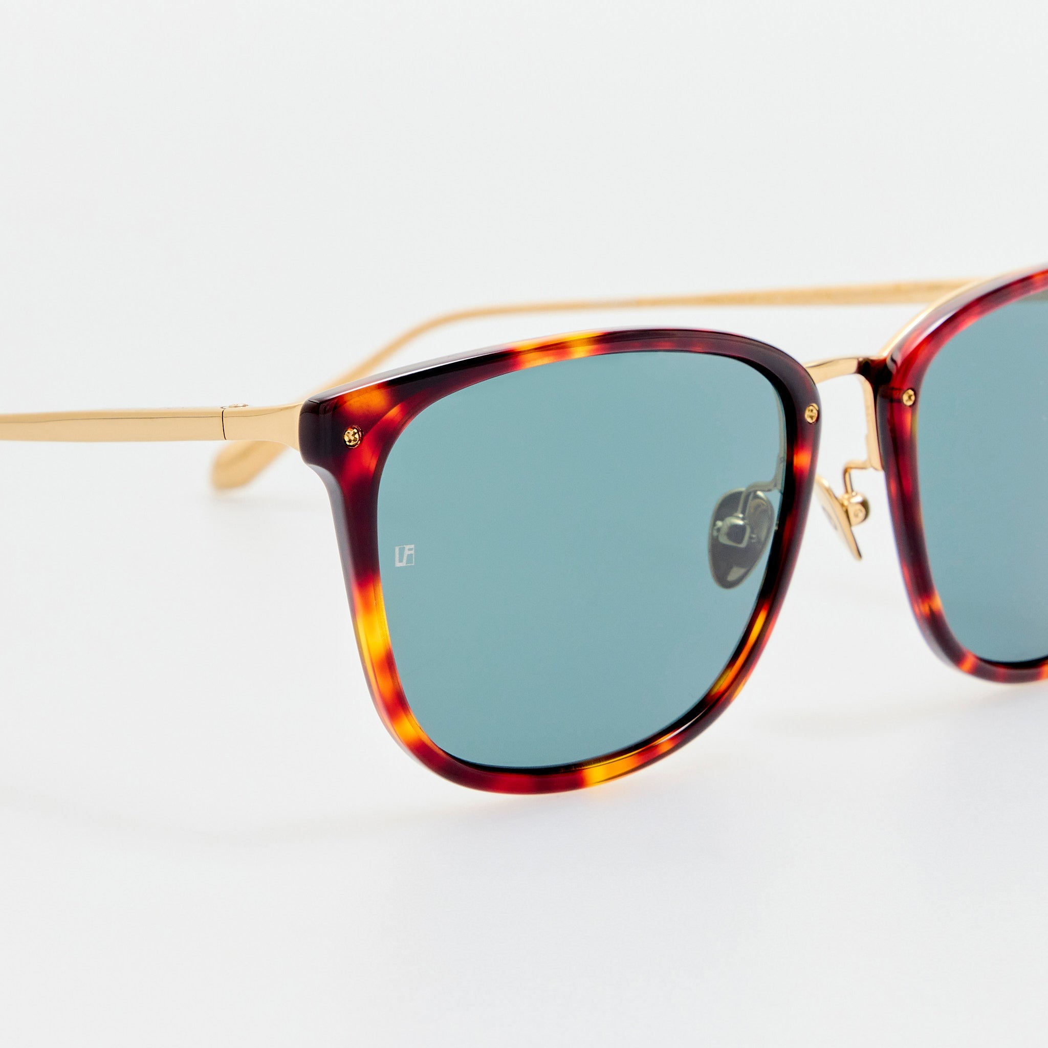 Cassin Sunglasses in Tortoiseshell - LINDA FARROW - Sunglasses -