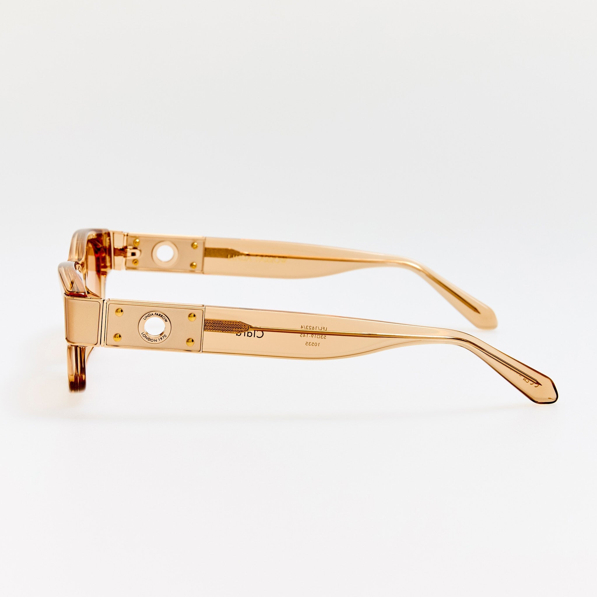 Clara Sunglasses in Honey - LINDA FARROW - Sunglasses -