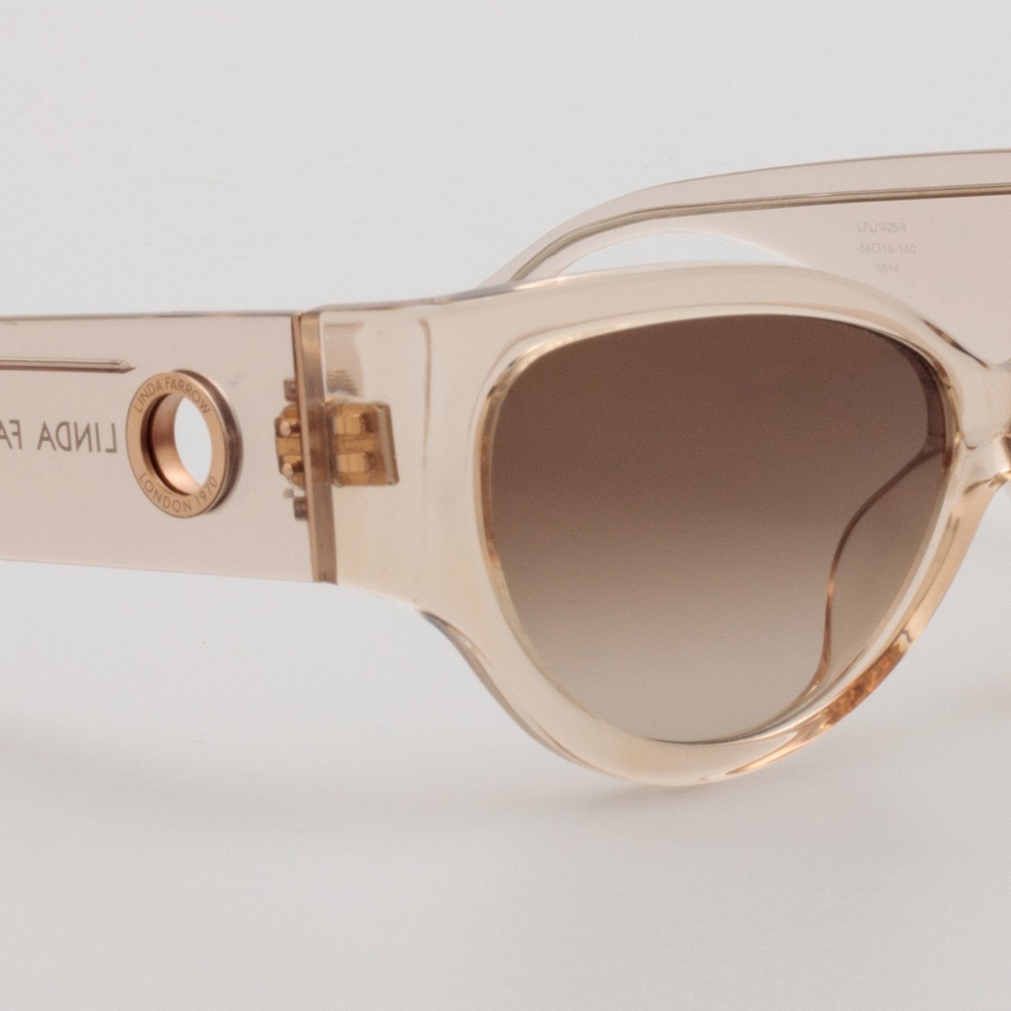 Connie Sunglasses in Ash - LINDA FARROW - Sunglasses -