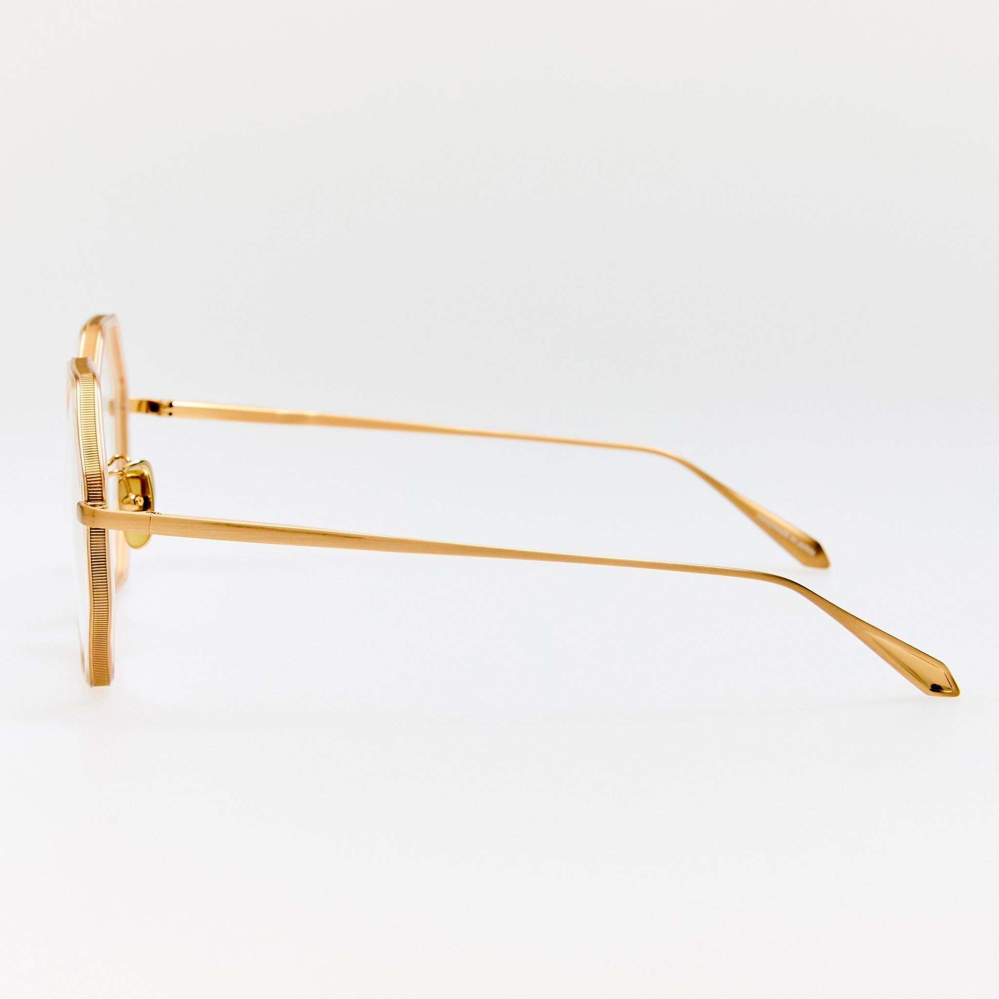Coraline Optical in Matt Champagne and Ash - LINDA FARROW - Optical Frame -