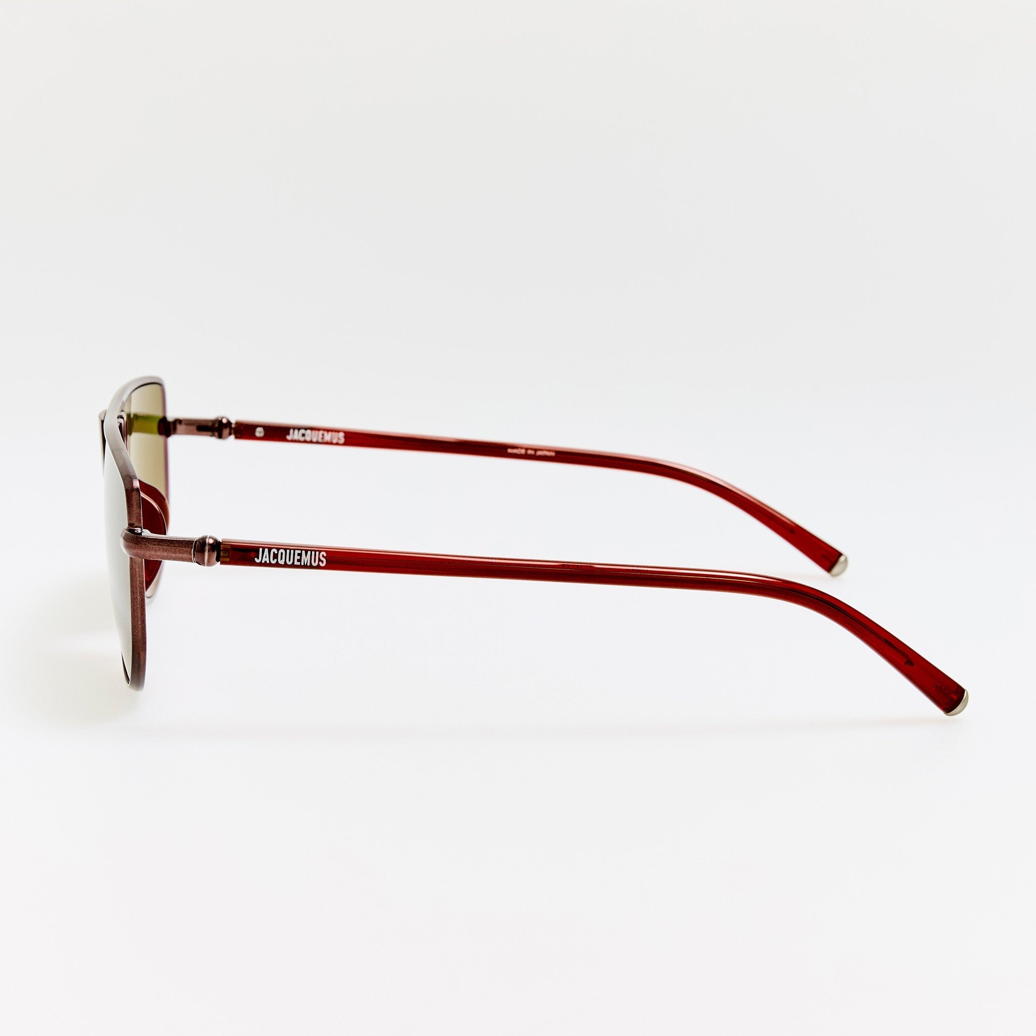 Corsa Sunglasses in Metallic Brown - LINDA FARROW - Sunglasses -