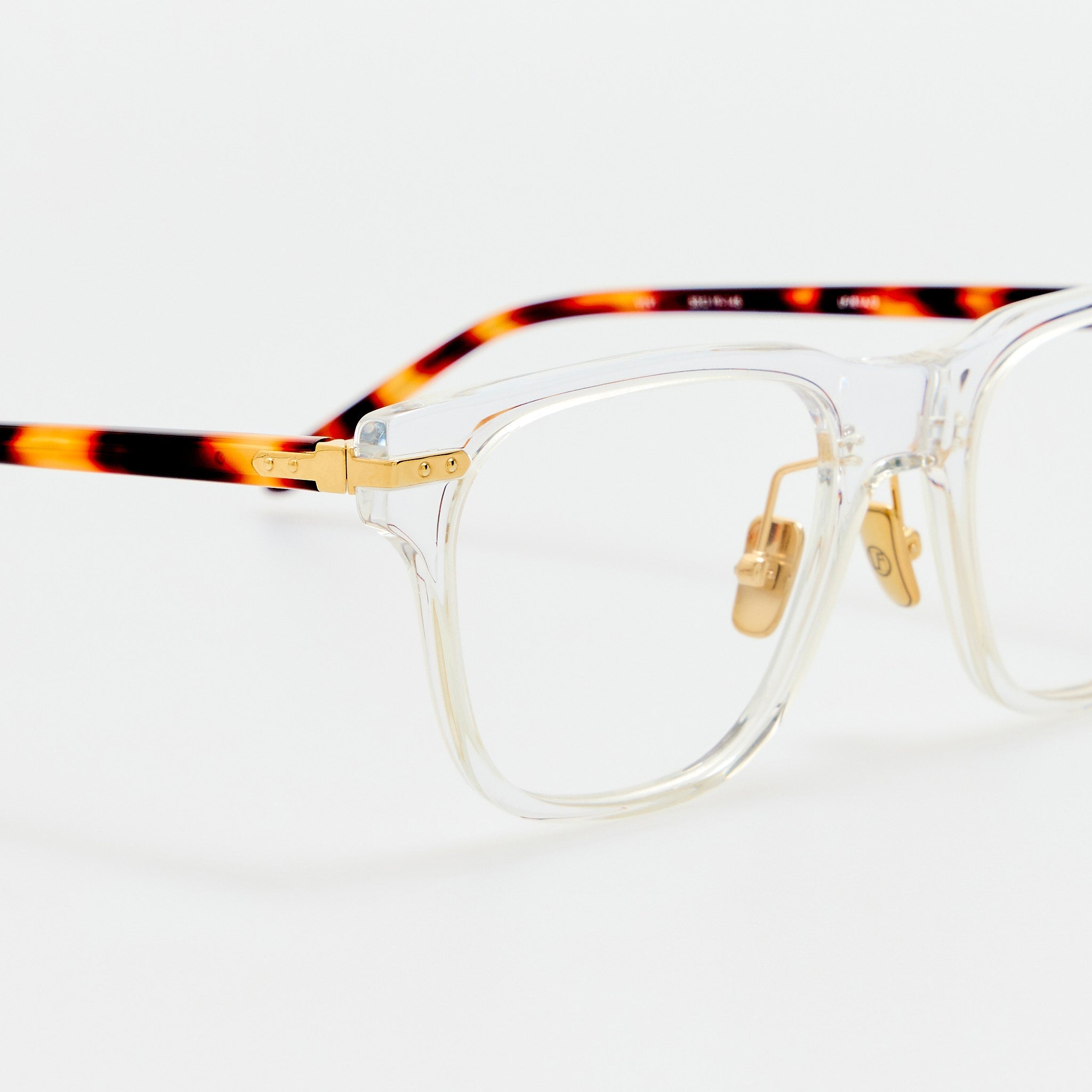 Cove Optical in Clear - LINDA FARROW - Optical Frame -