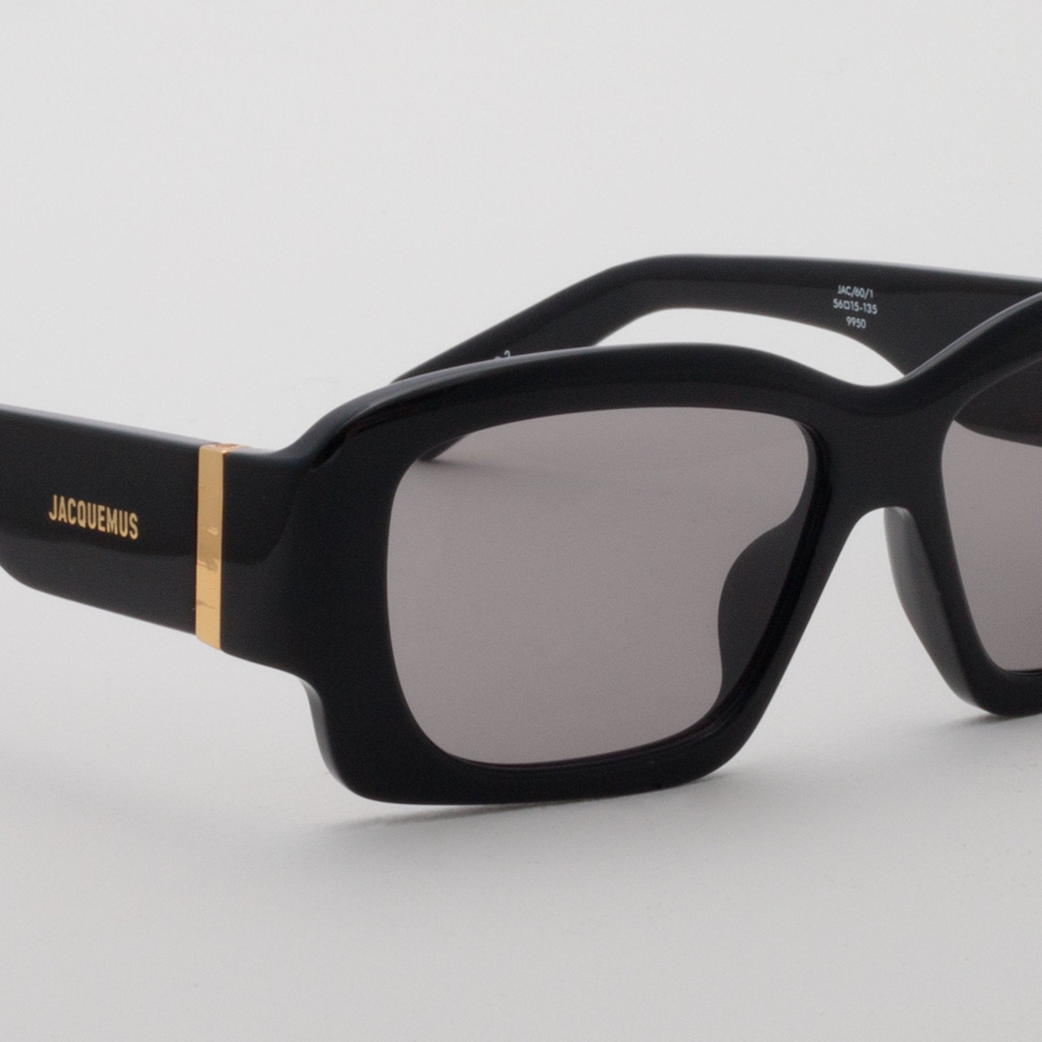 Croisiere Rectangular Sunglasses in Black - LINDA FARROW - Sunglasses -