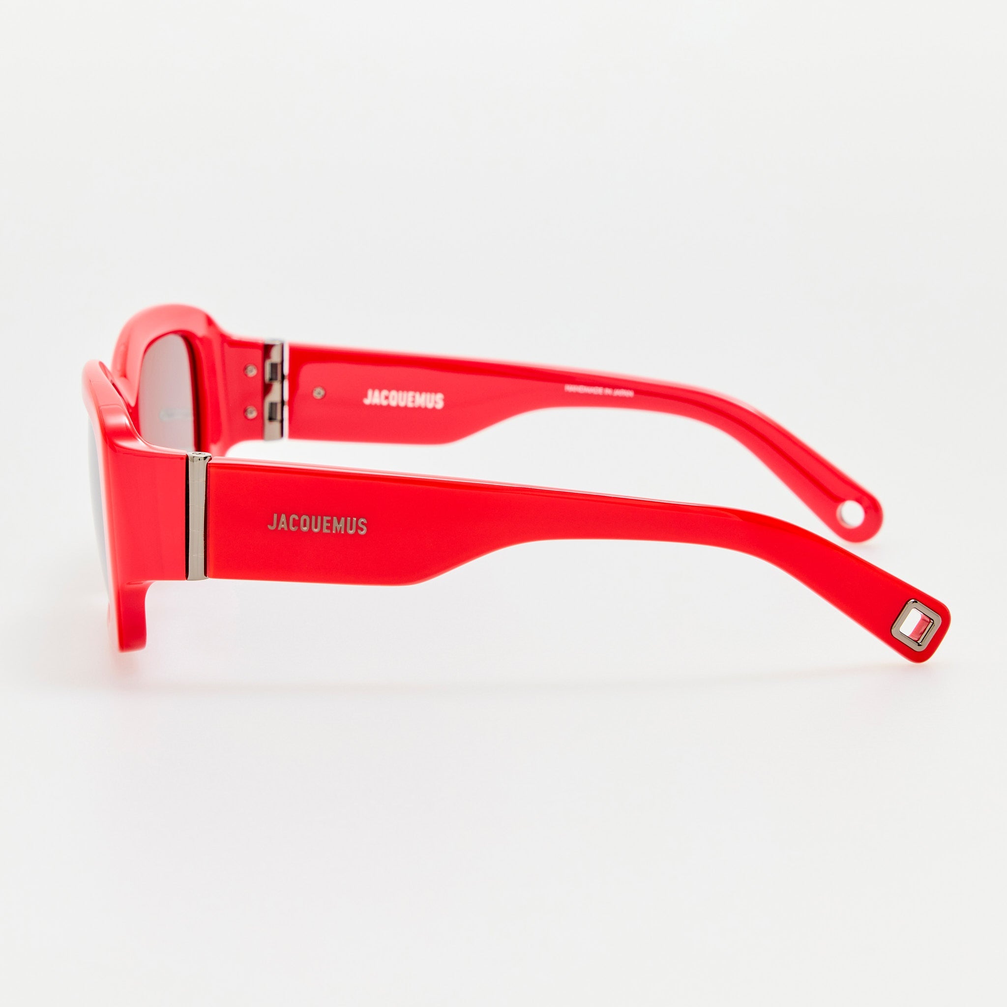 Croisiere Rectangular Sunglasses in Red - LINDA FARROW - Sunglasses -
