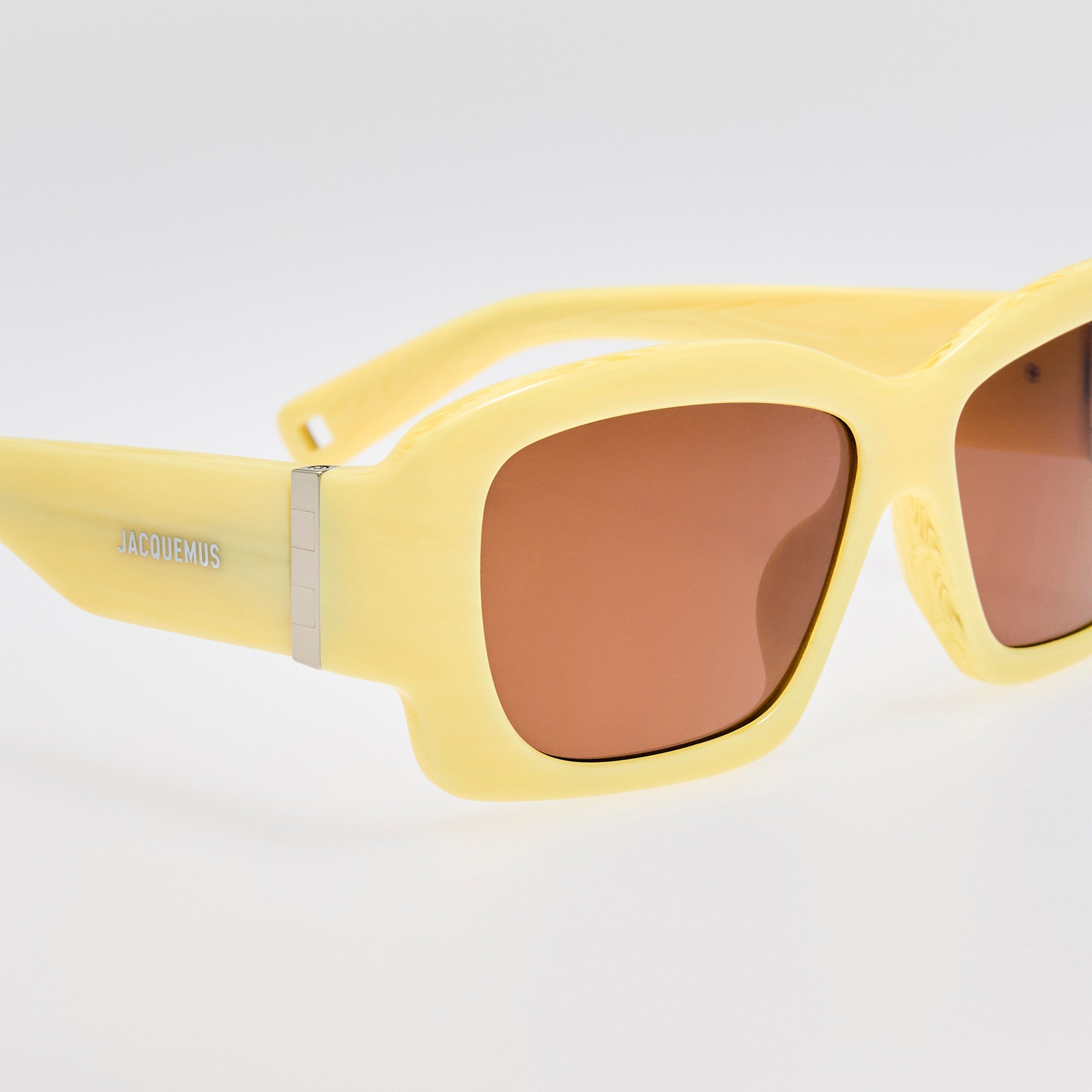 Croisiere Sunglasses in Yellow Stripe - LINDA FARROW - Sunglasses -