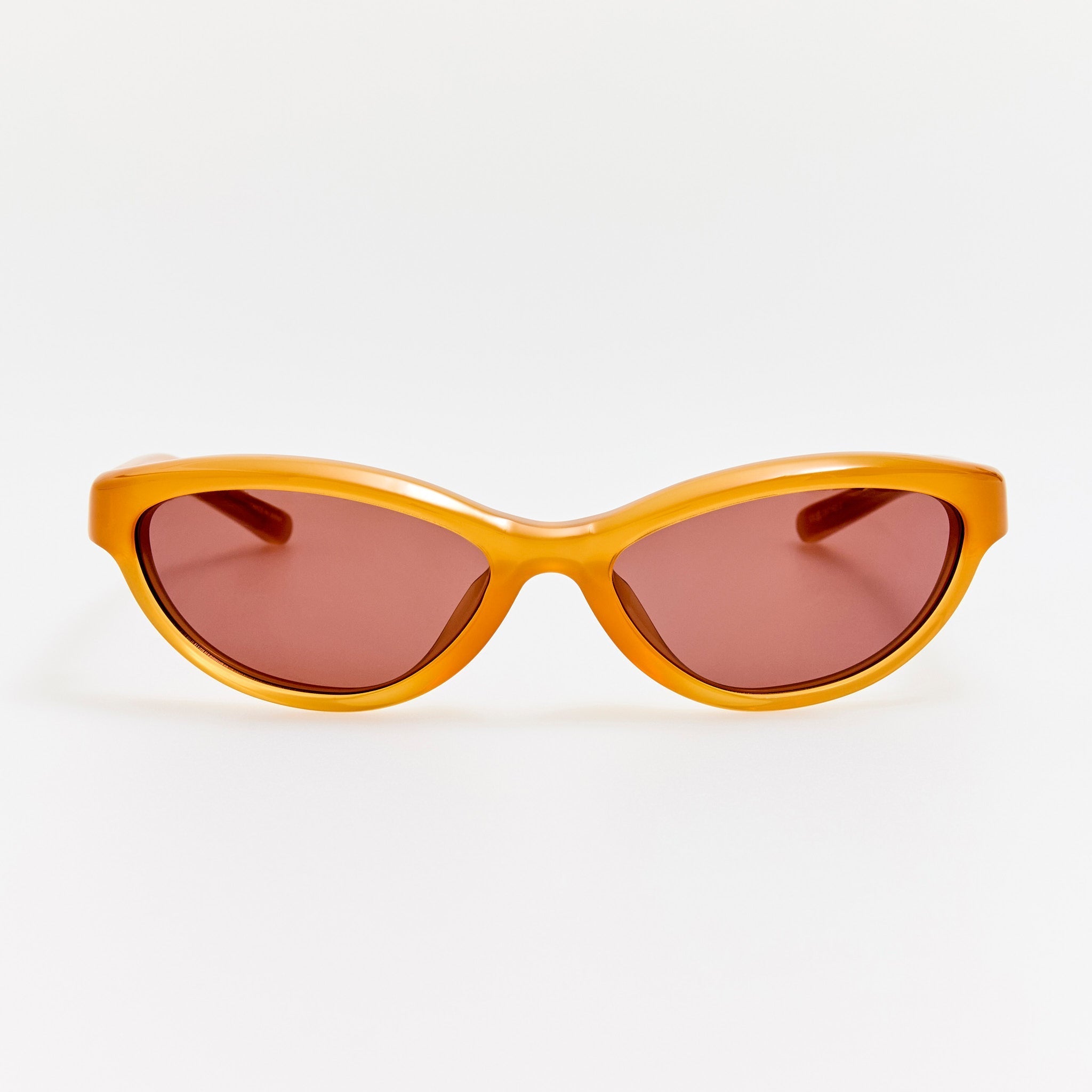 Curvo Sunglasses in Caramel - LINDA FARROW - Sunglasses -