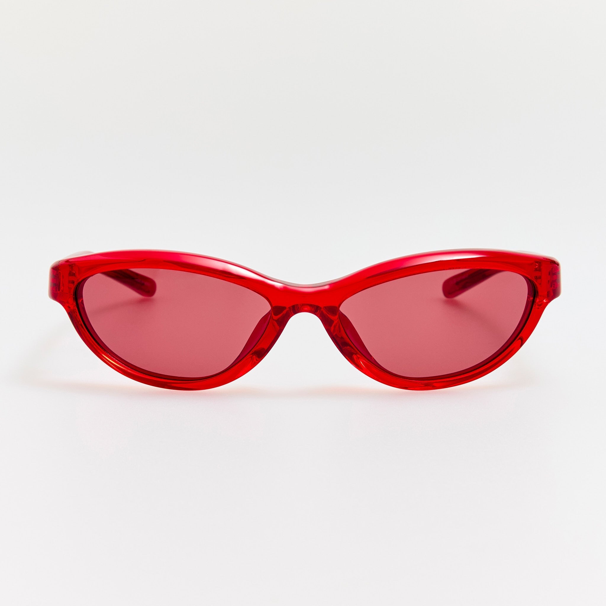 Curvo Sunglasses in Cherry - LINDA FARROW - Sunglasses -