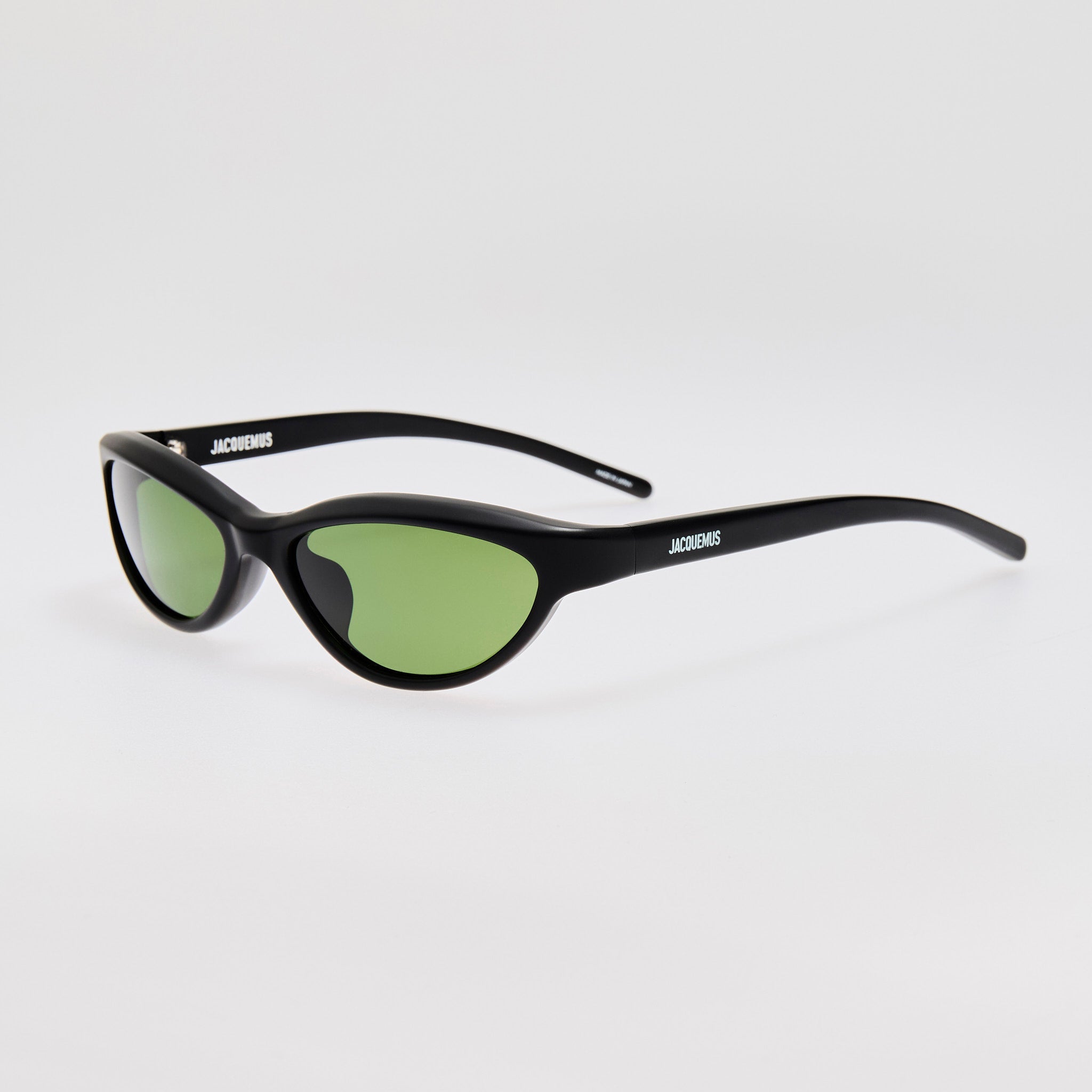 Curvo Sunglasses in Matt Black - LINDA FARROW - Sunglasses -