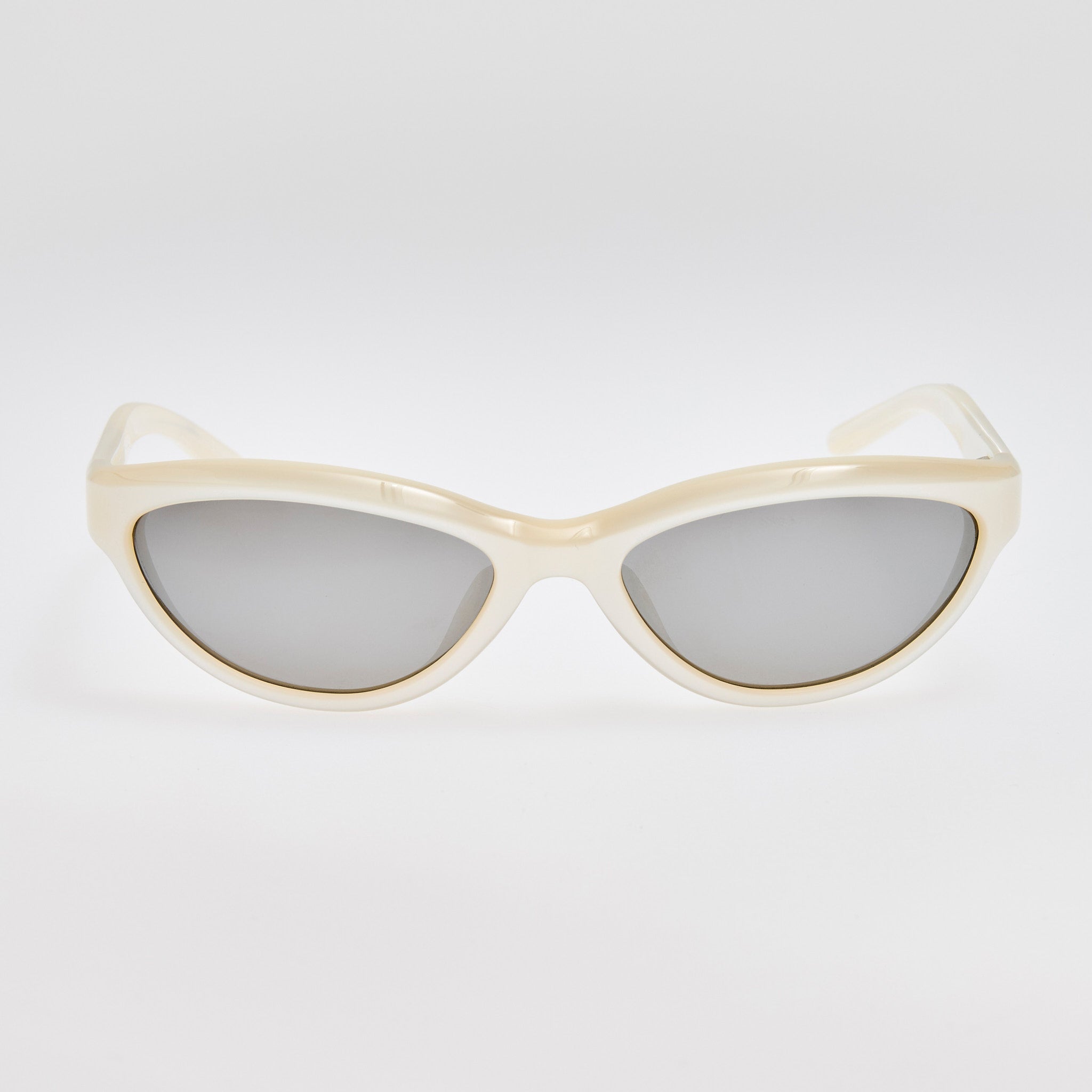Curvo Sunglasses in Metallic Pearl - LINDA FARROW - Sunglasses -