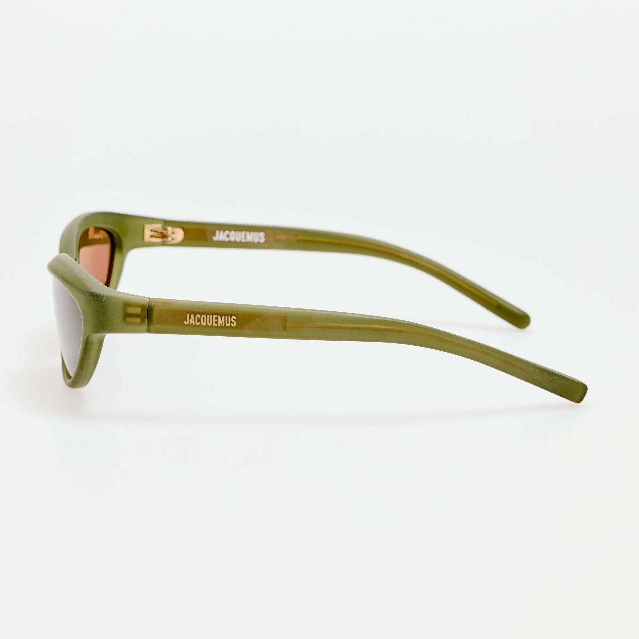 Curvo Sunglasses in Sanded Green - LINDA FARROW-Sunglasses-